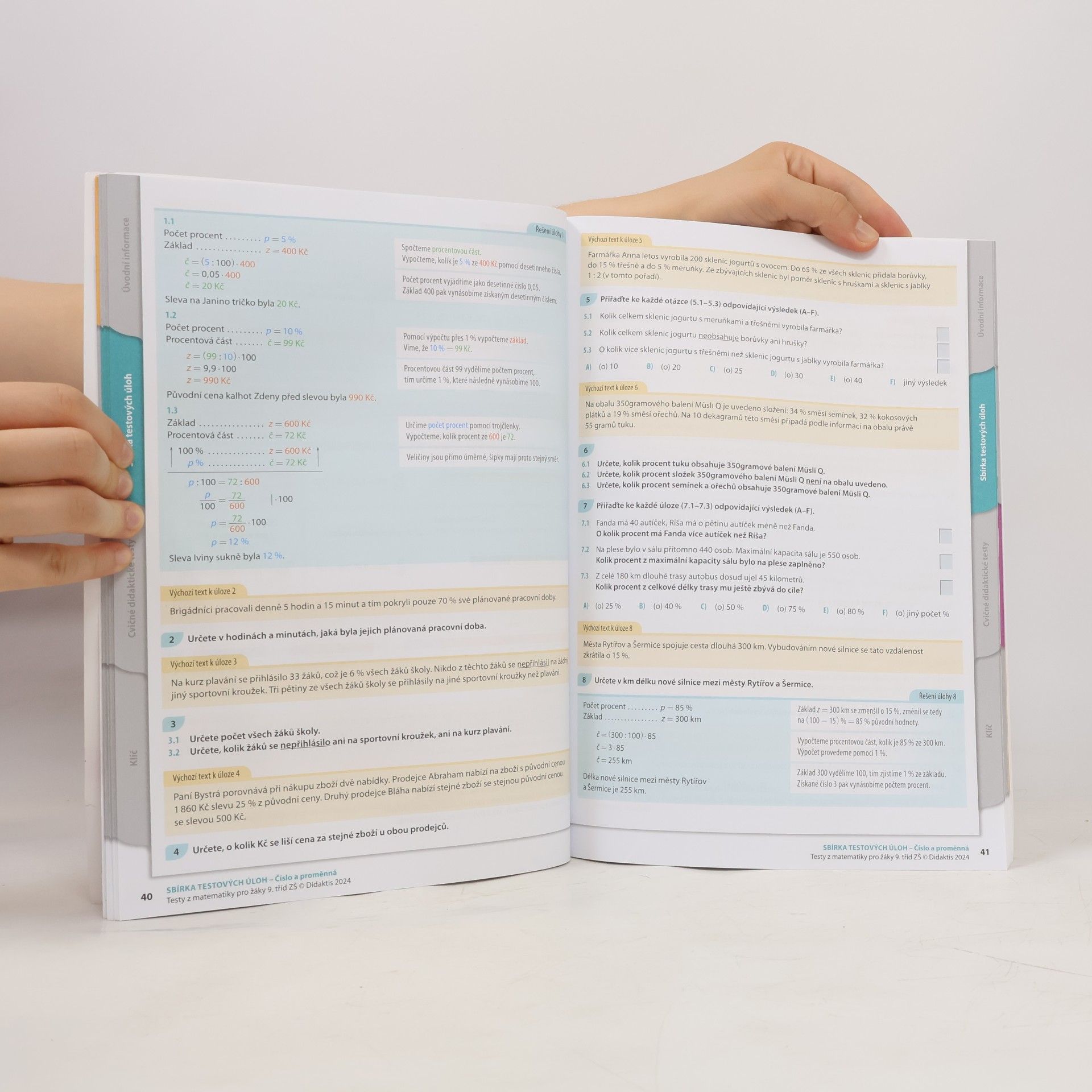Autorenkollektiv Testy 2024-2025 z matematiky pro žáky 9. tříd ZŠ