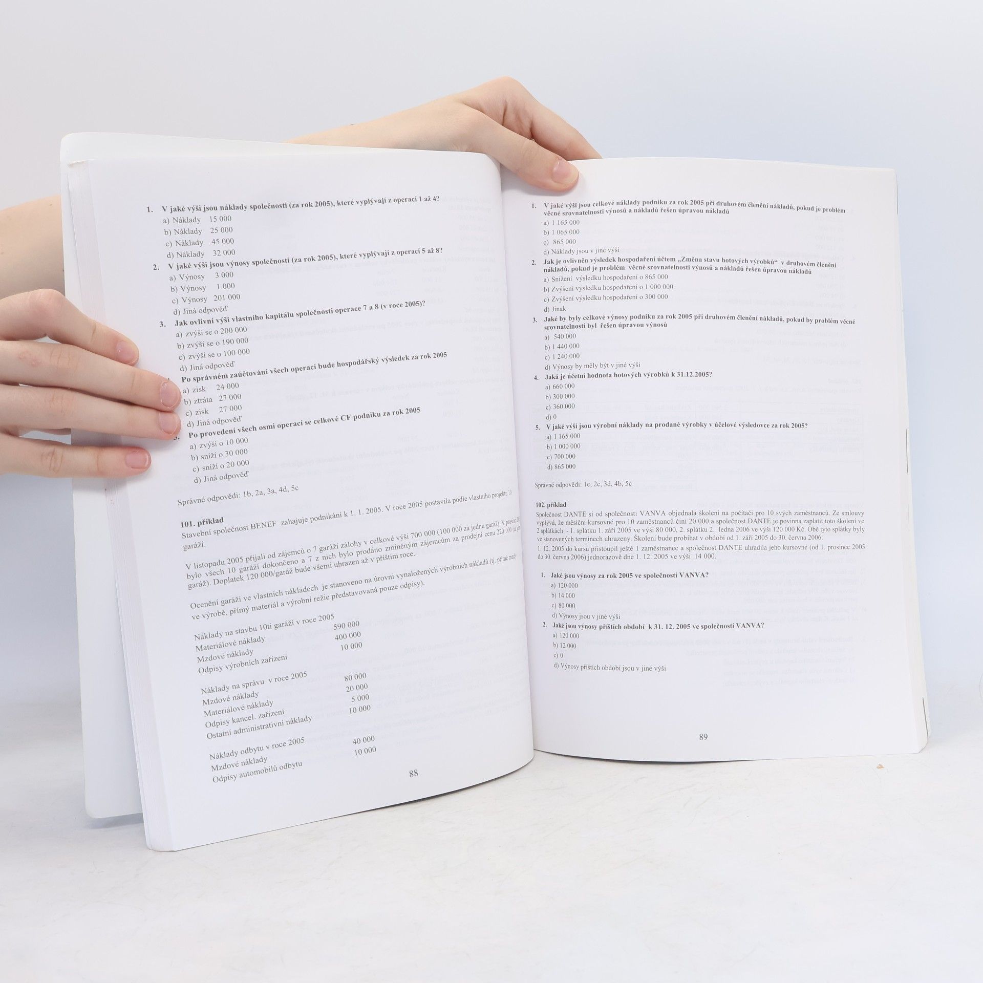 Collectif d'auteurs Závěrečné testy z účetnictví I. : (soubor variant)