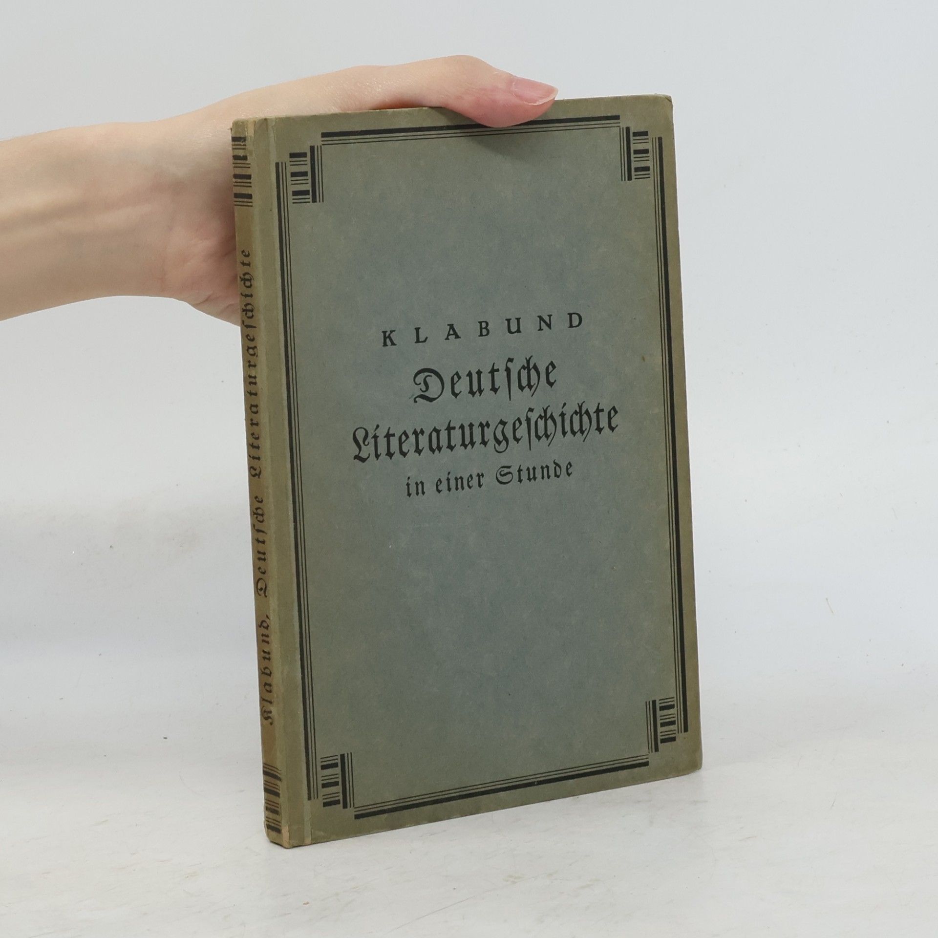 Deutsche Literaturgeschichte in einer Stunde