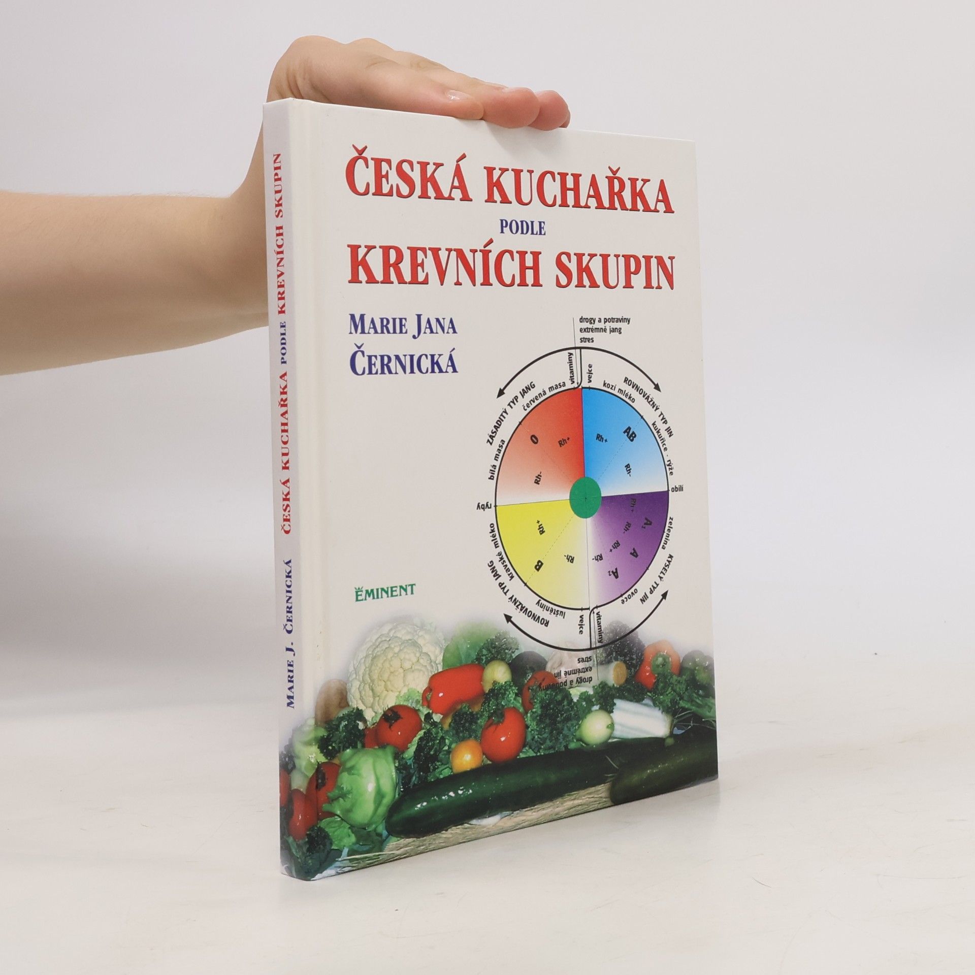 Marie Jana Černická Česká kuchařka podle krevních skupin
