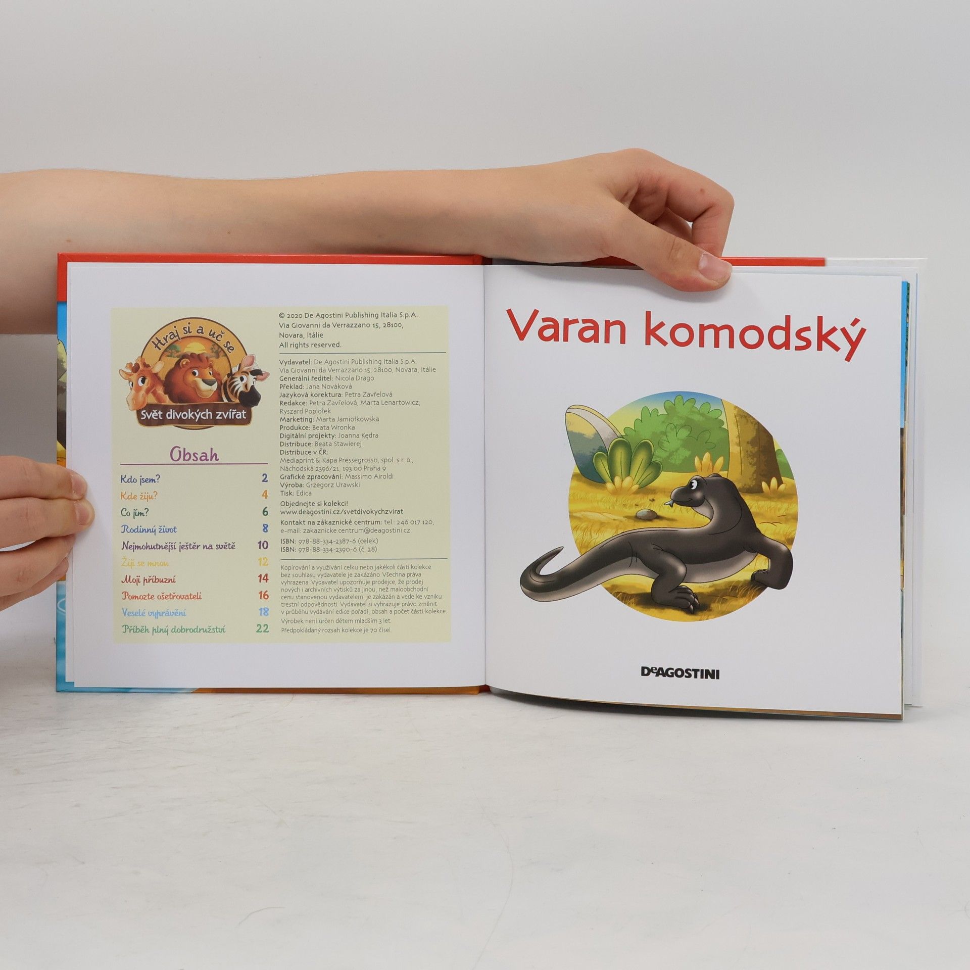 Autores varios Bydlím v savaně 28. Varan komodský