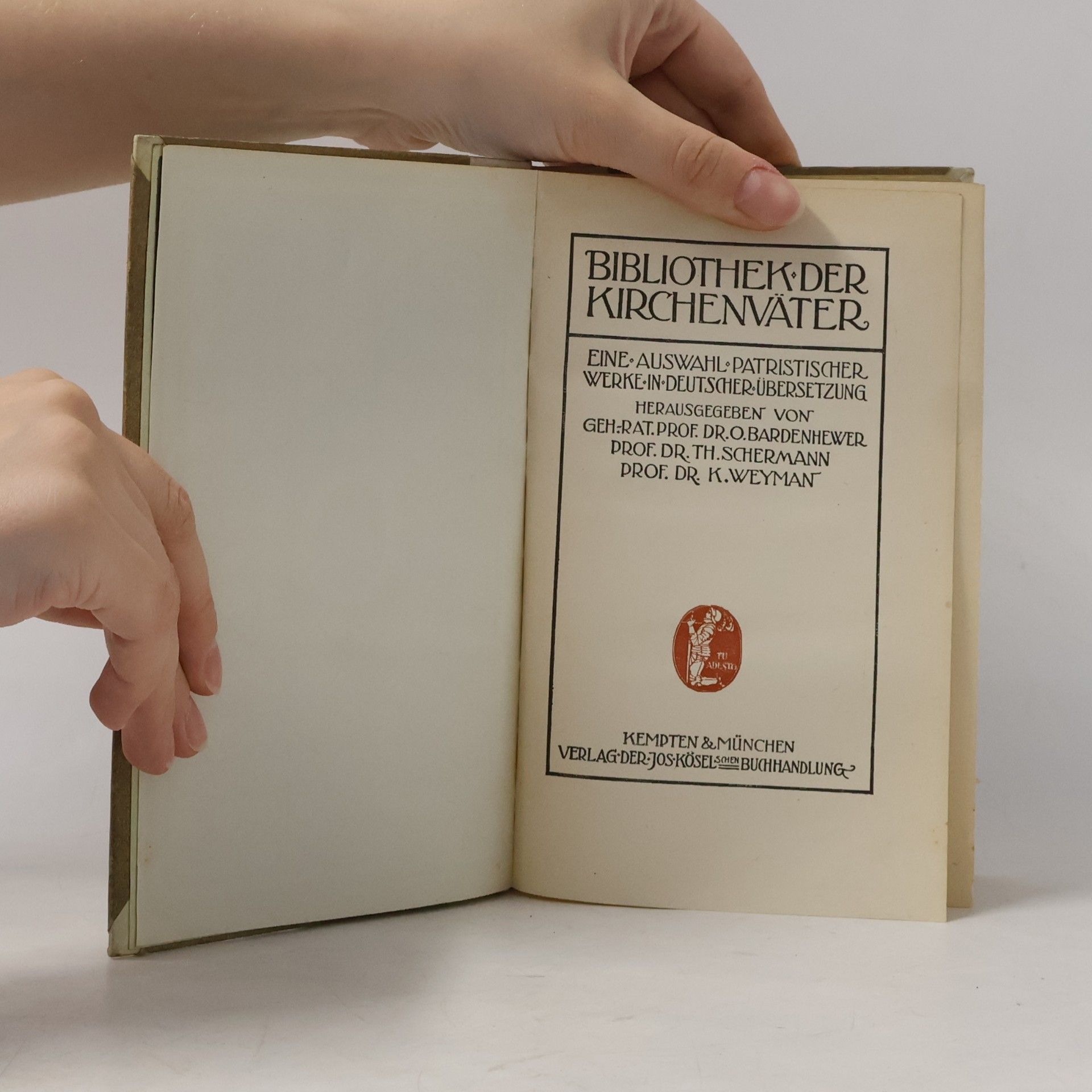 Kolektiv autorů Bibliothek der Kirchenväter I. Band
