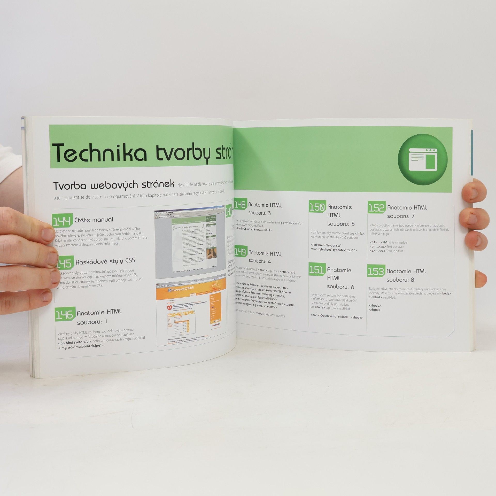 Jamie Freeman Webové stránky - Pět set rad, tipů a technik