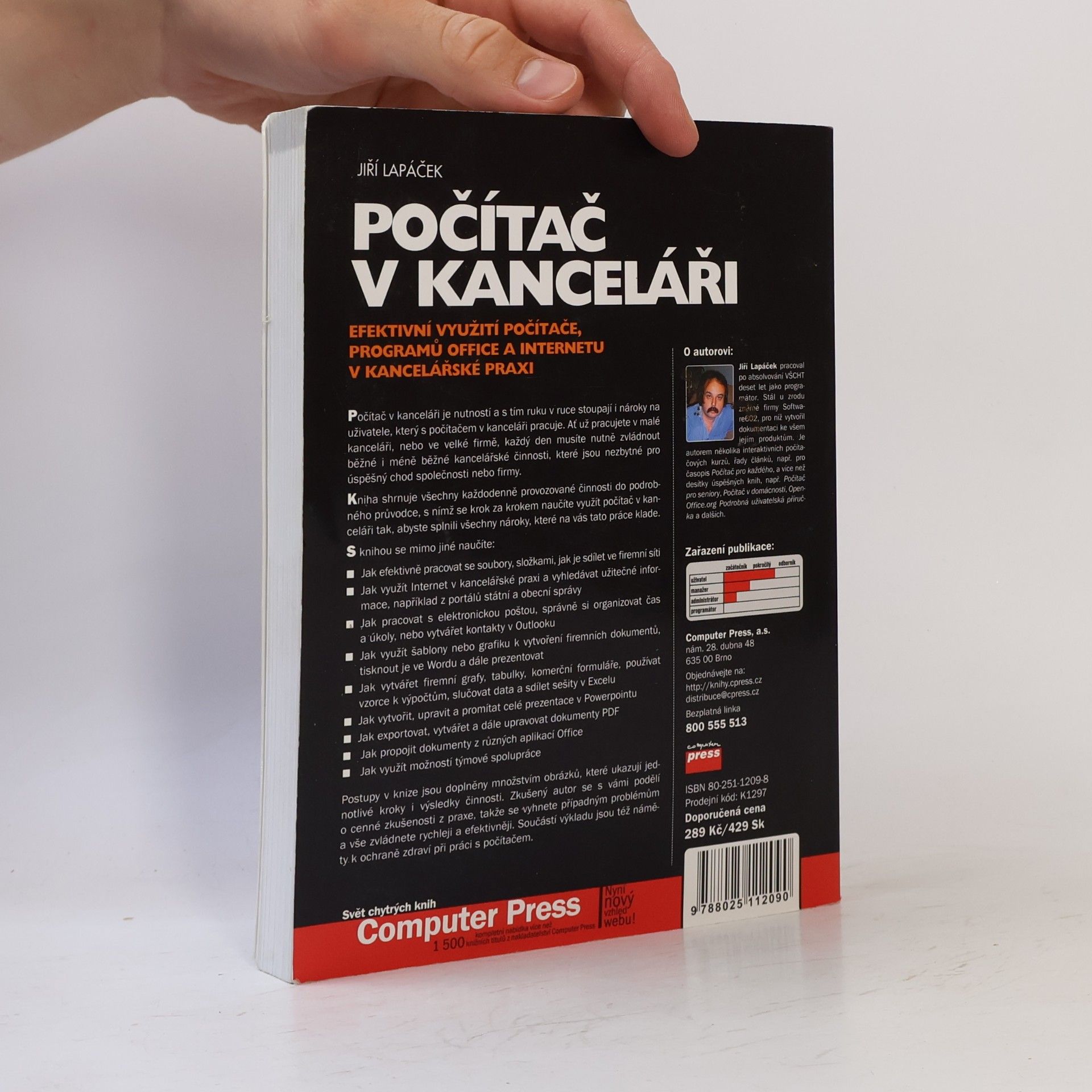 Jiří Lapáček Počítač v kanceláři