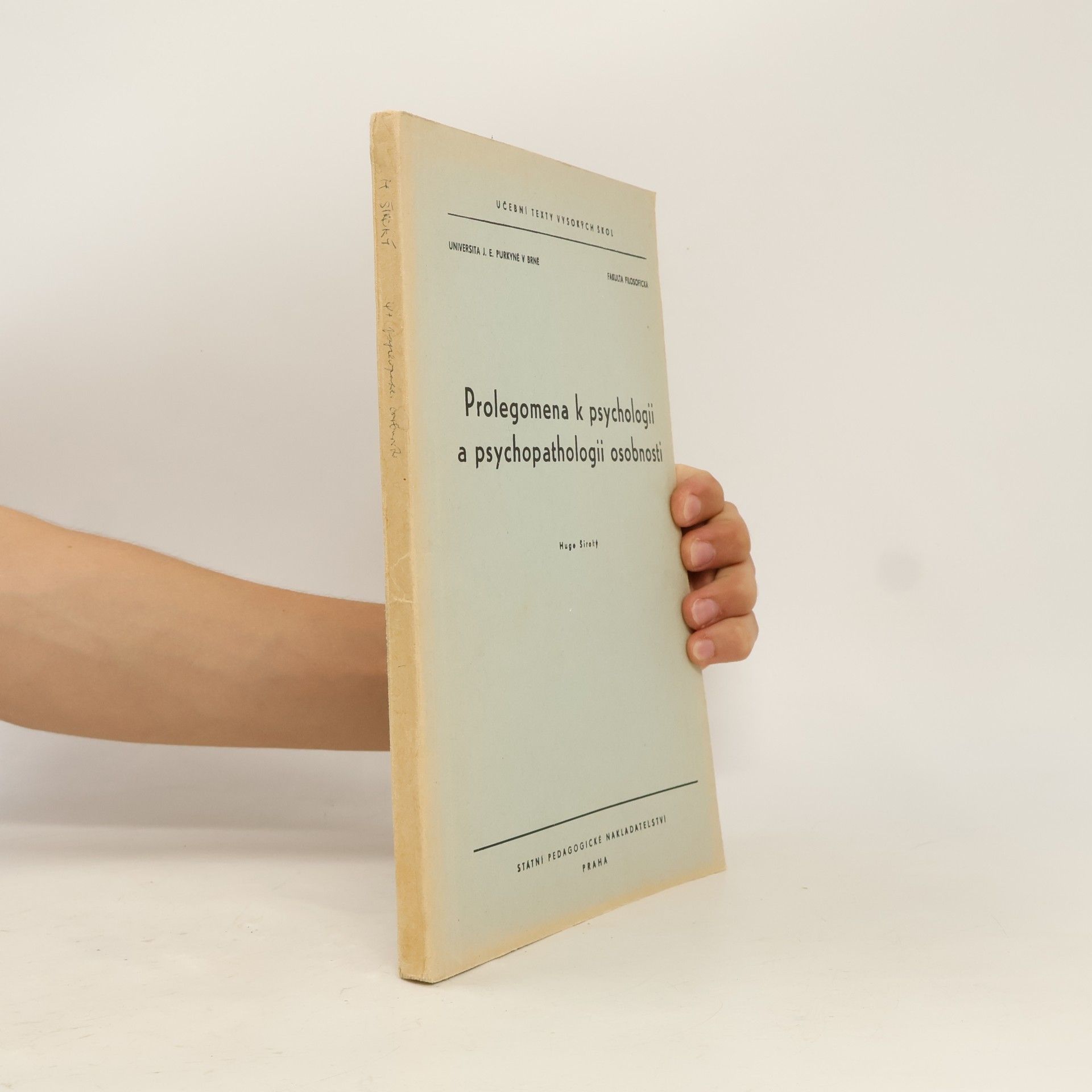 Prolegomena k psychologii a psychopathologii osobnosti