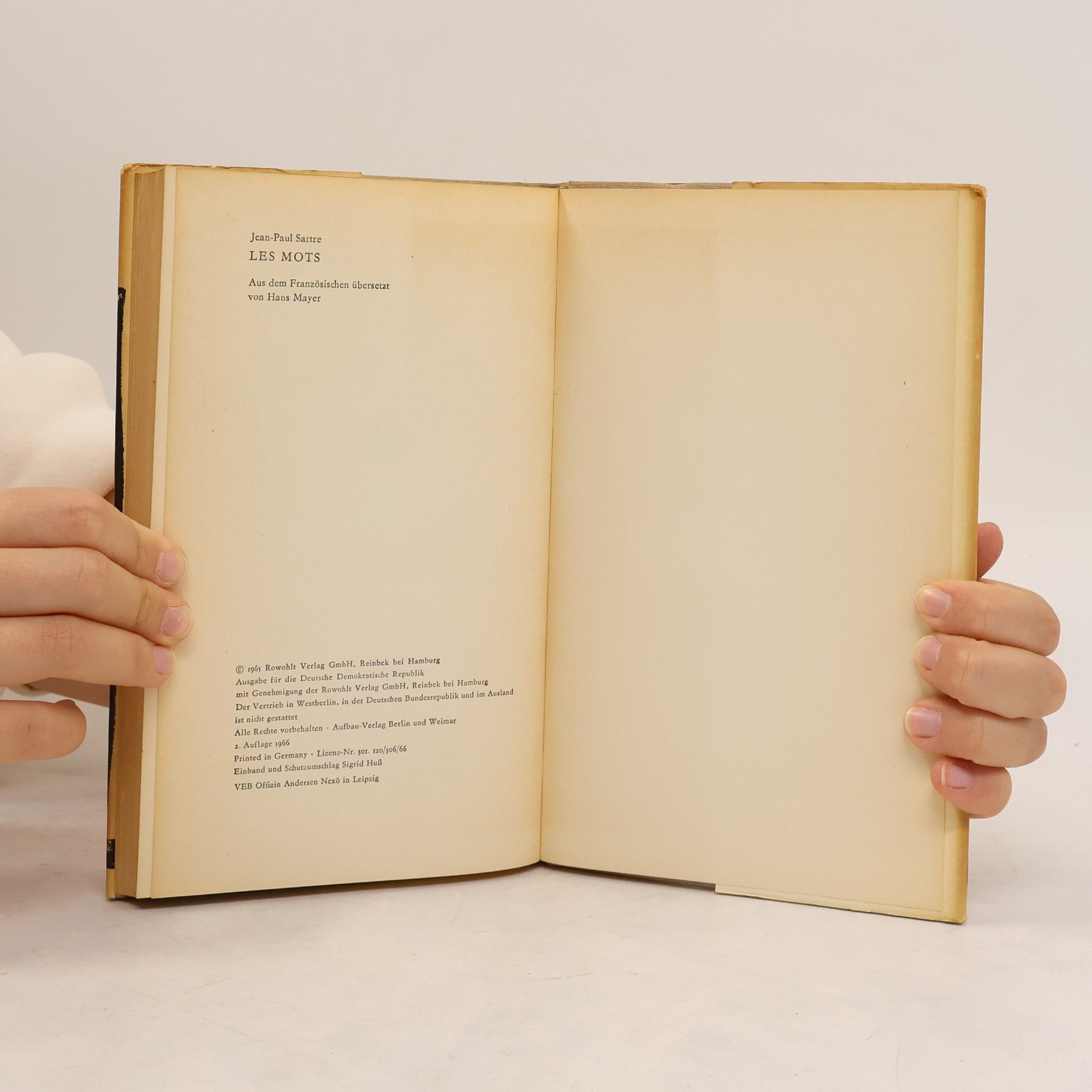 Jean-Paul Sartre Die Worter