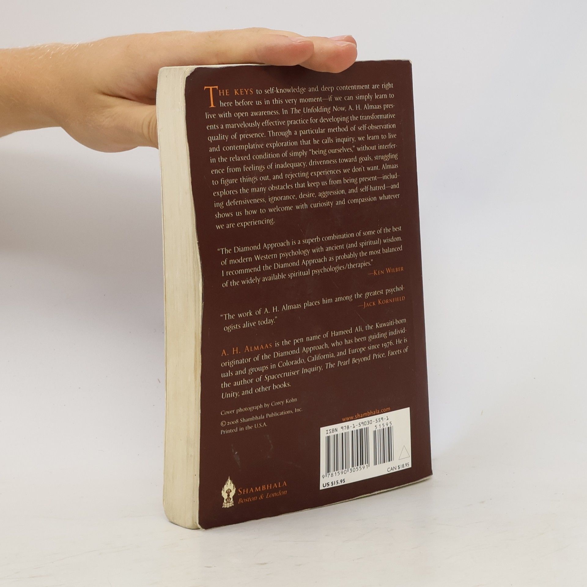 A. H. Almaas The unfolding now: realizing your true nature through the practice of presence