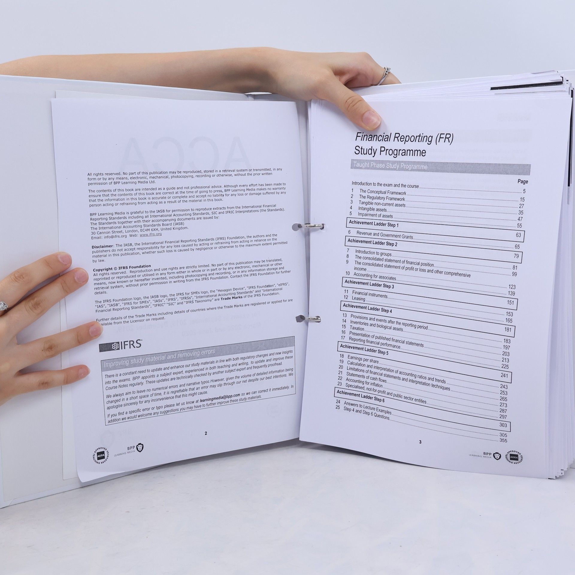 Autorenkollektiv Financial Reporting (FR) Study Programme Taught Phase Study Programme