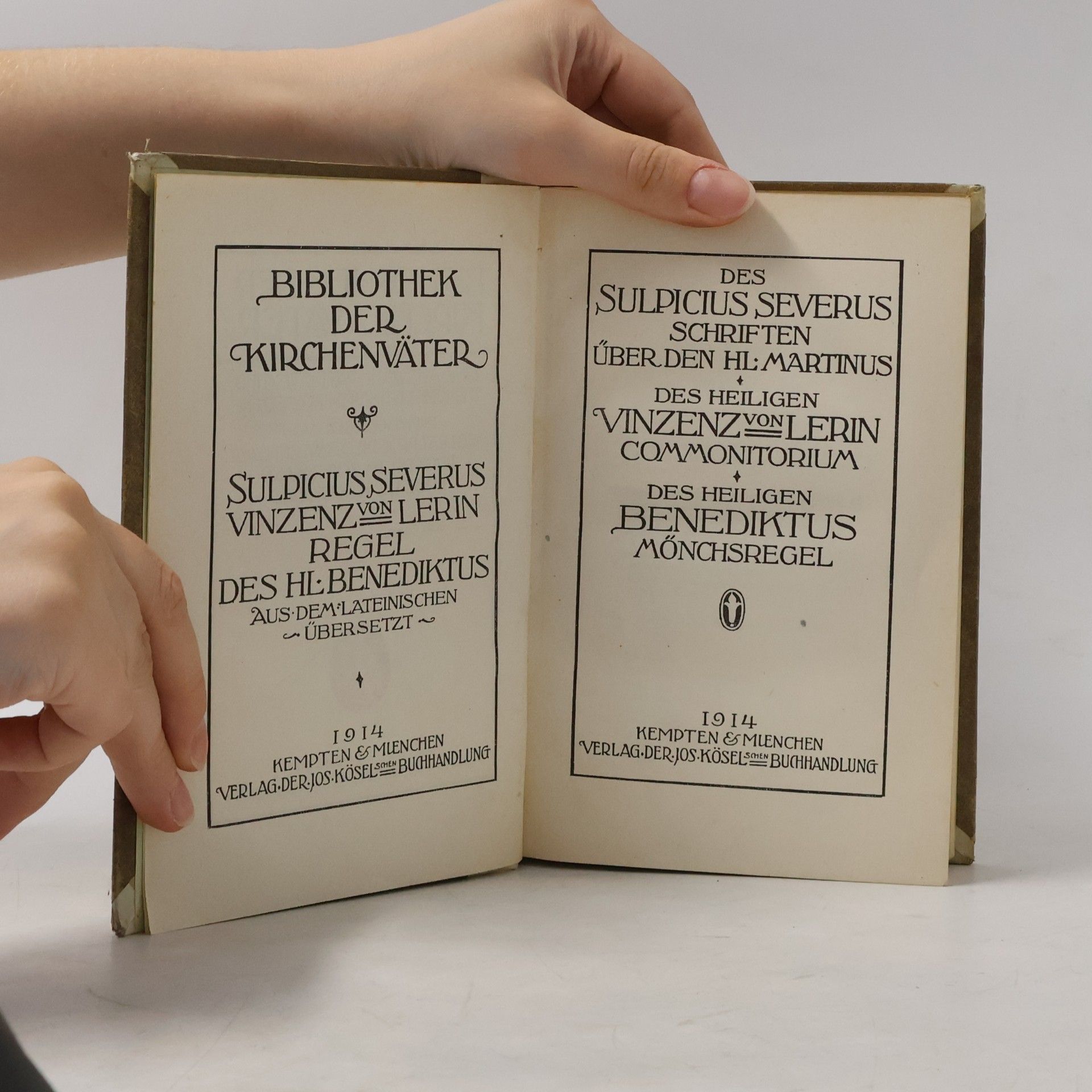 Kolektiv autorů Bibliothek der Kirchenväter I.