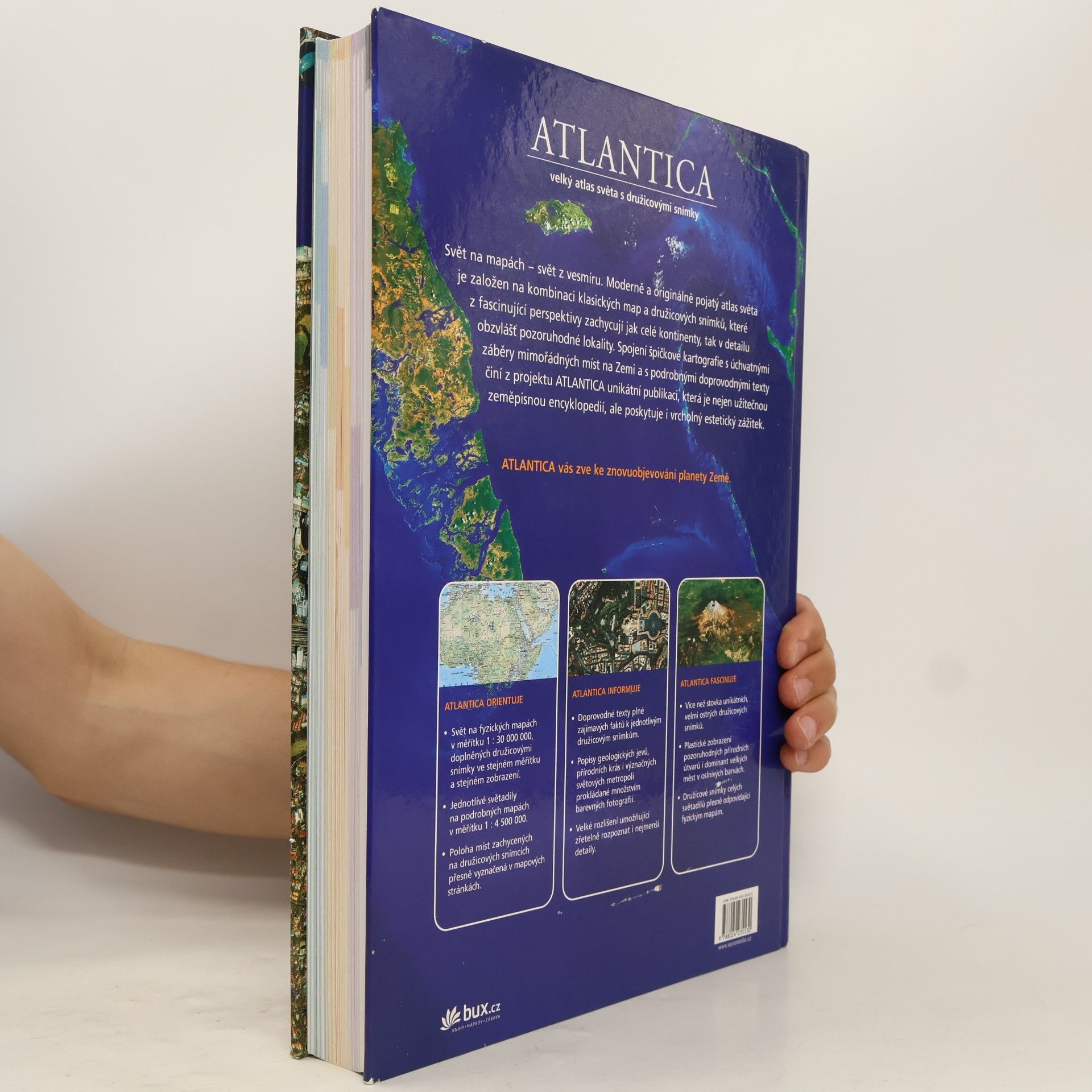Irmgard Sigg Atlantica: Velký atlas světa s družicovými snímky
