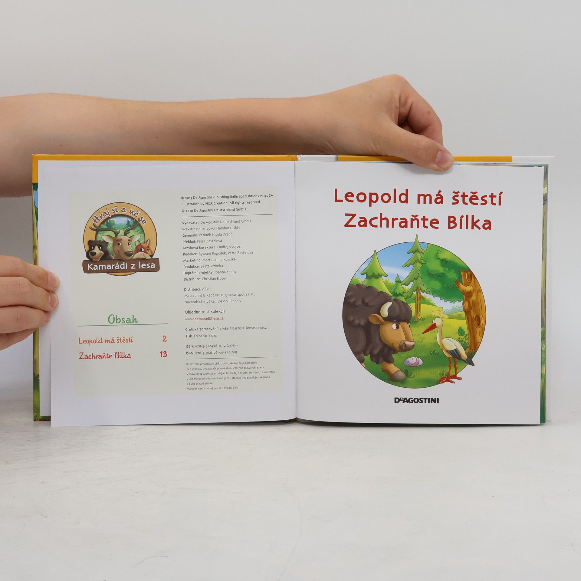 Kolektiv autorů Tajemství lesa 68. Leopold má štěstí, Zachraňte Bílka