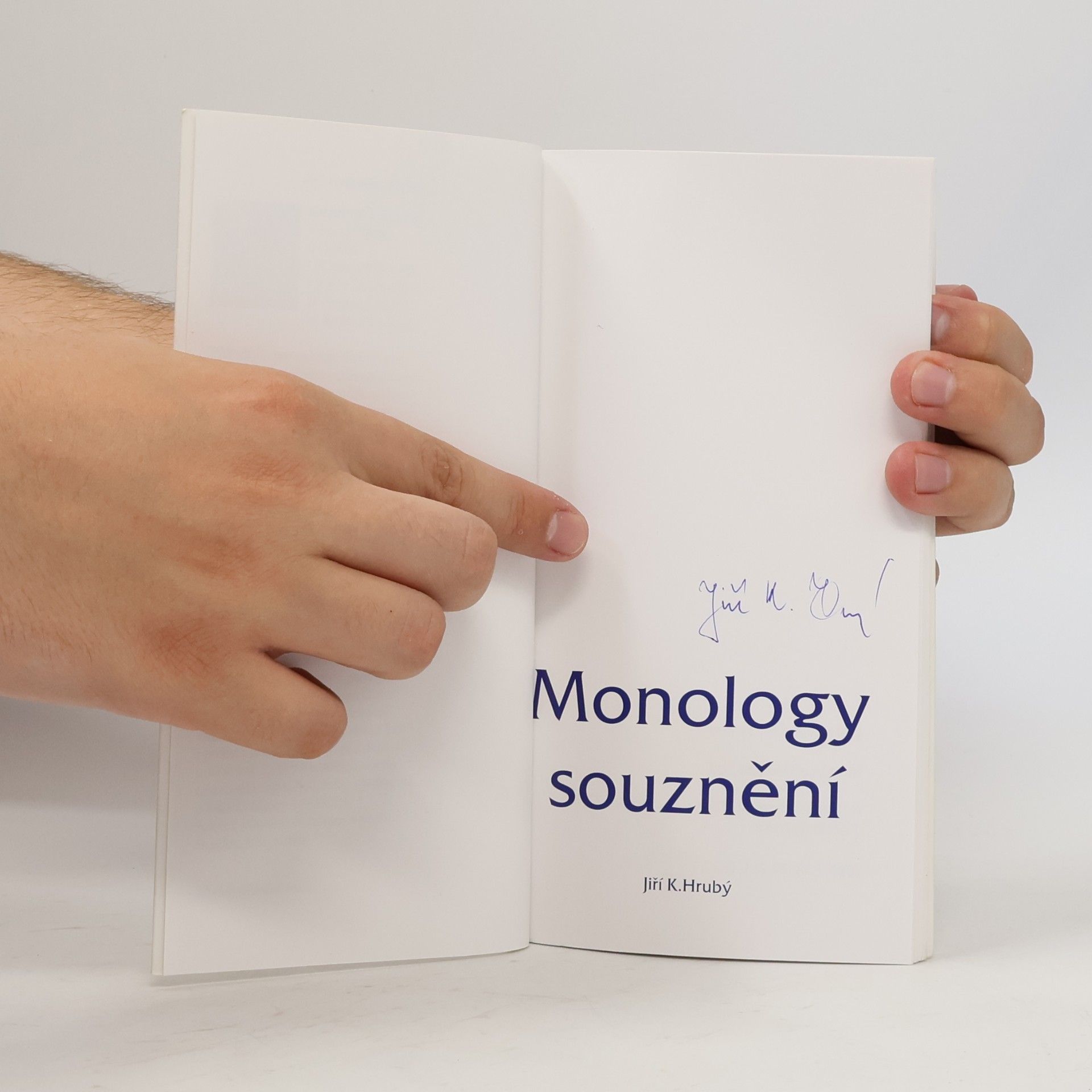 Jiří K. Hrubý Monology souznění