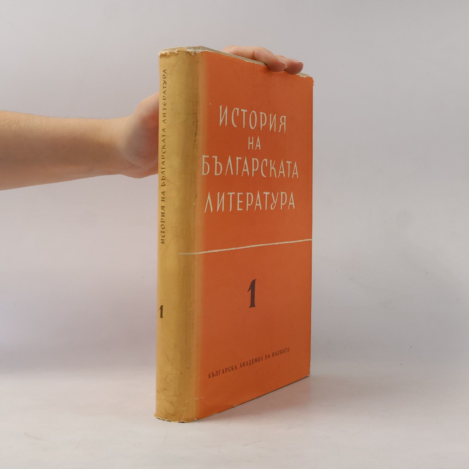 Autores varios История на българската литература 1