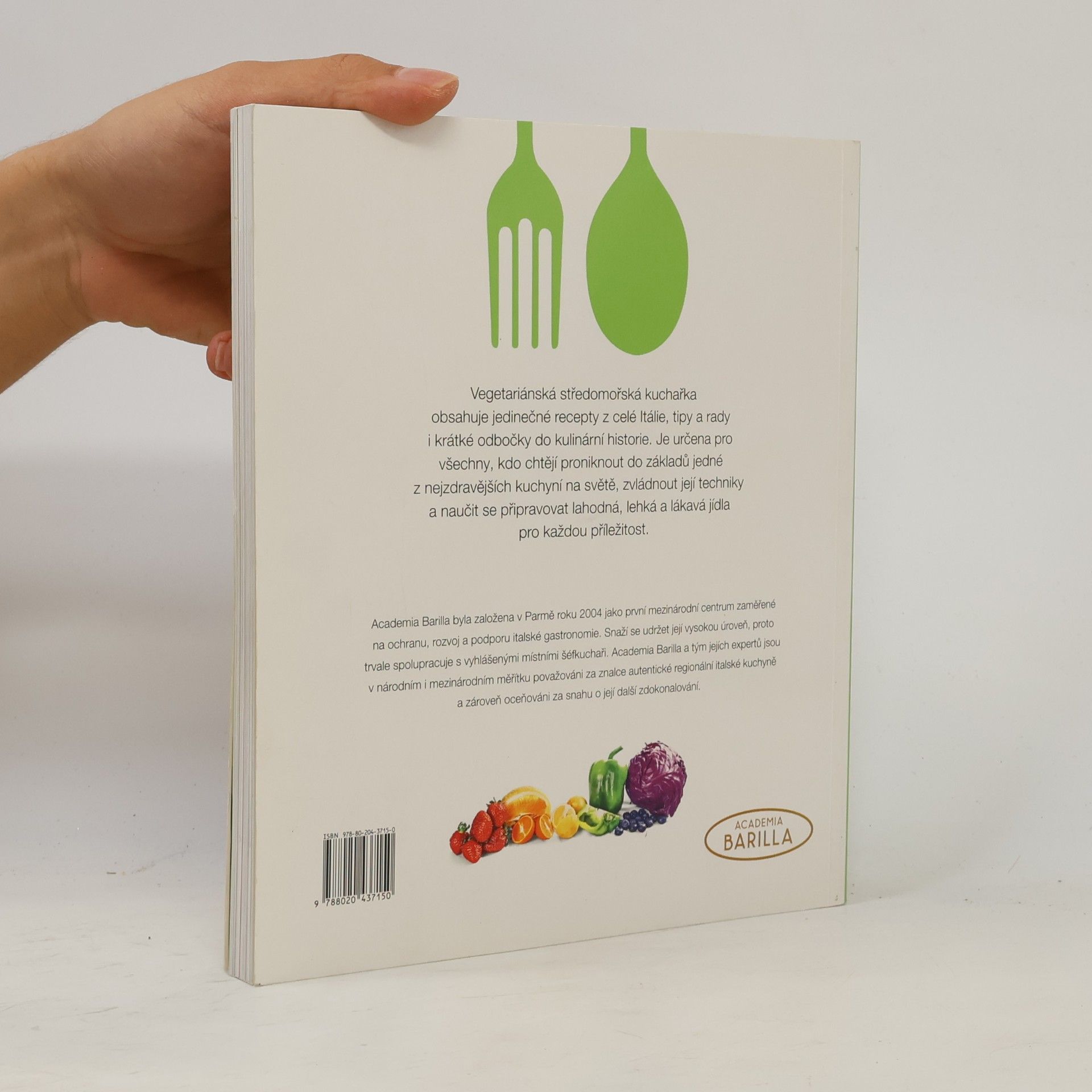 Lorena Carrara Vegetariánská středomořská kuchařka