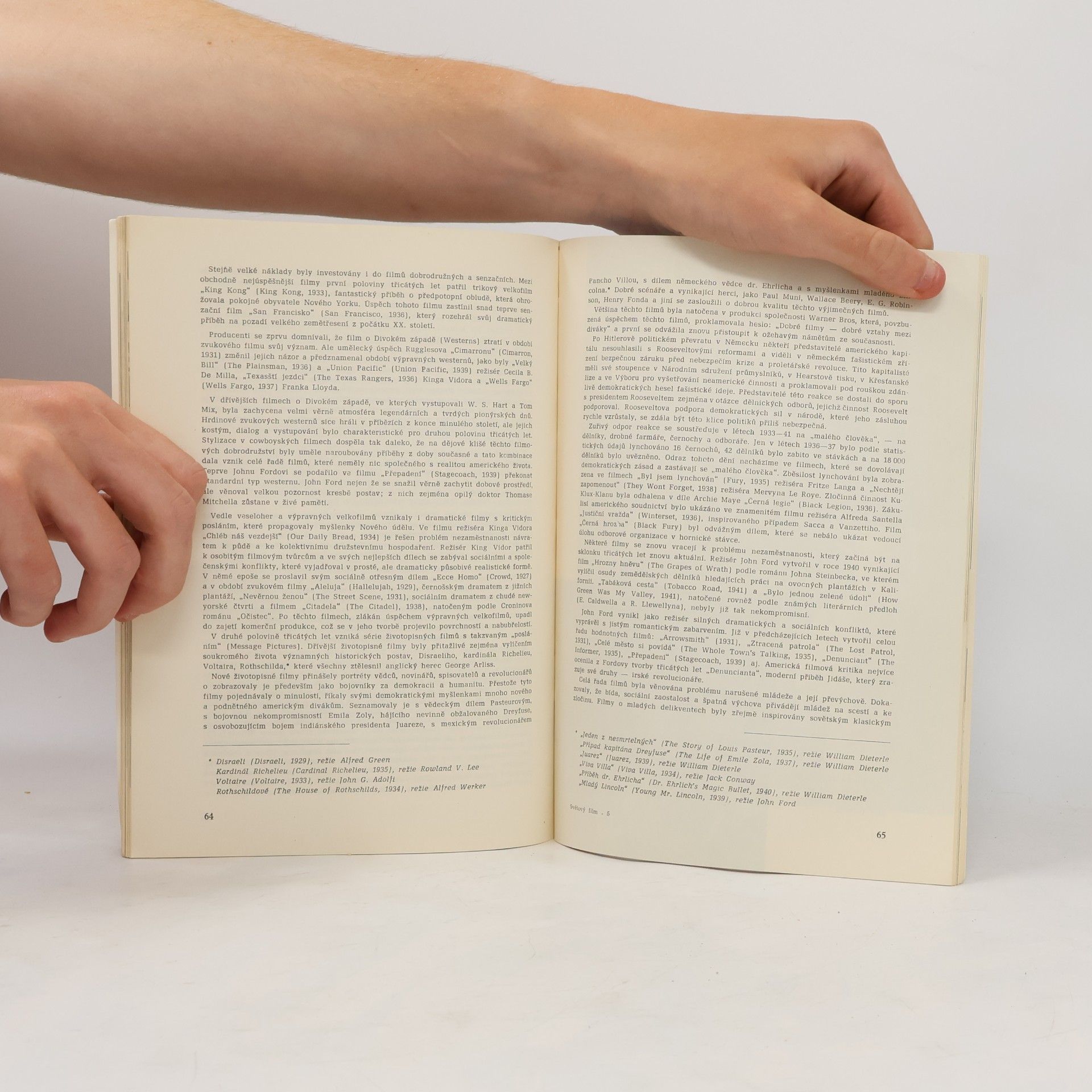 Various authors Zvukový film let třicátých. (Třicátá léta ve světové kinematografii.)