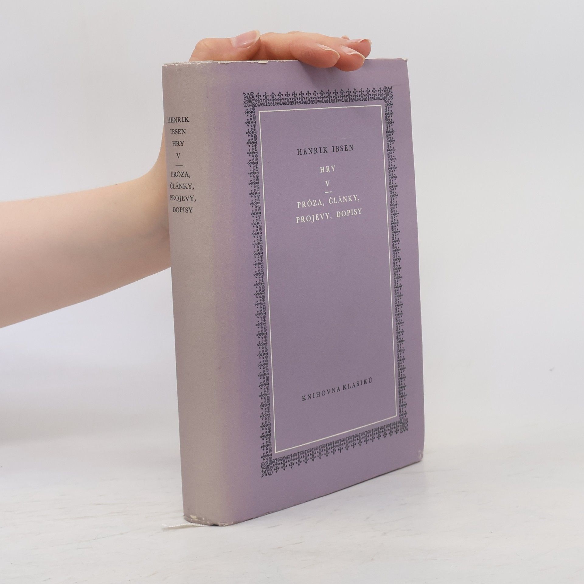 Henrik Ibsen Hry V.: Próza, články, projevy, dopisy