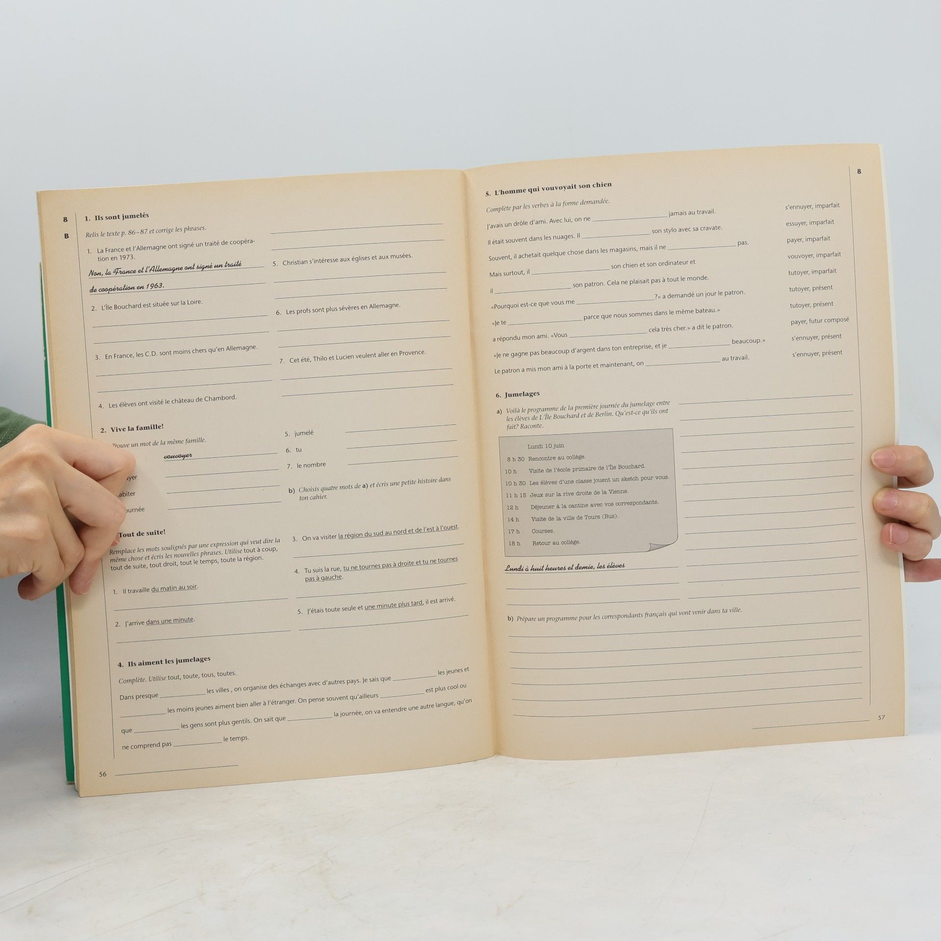 Autorenkollektiv Réalités, Carnet d' exercices, Grammatisches Beiheft 3