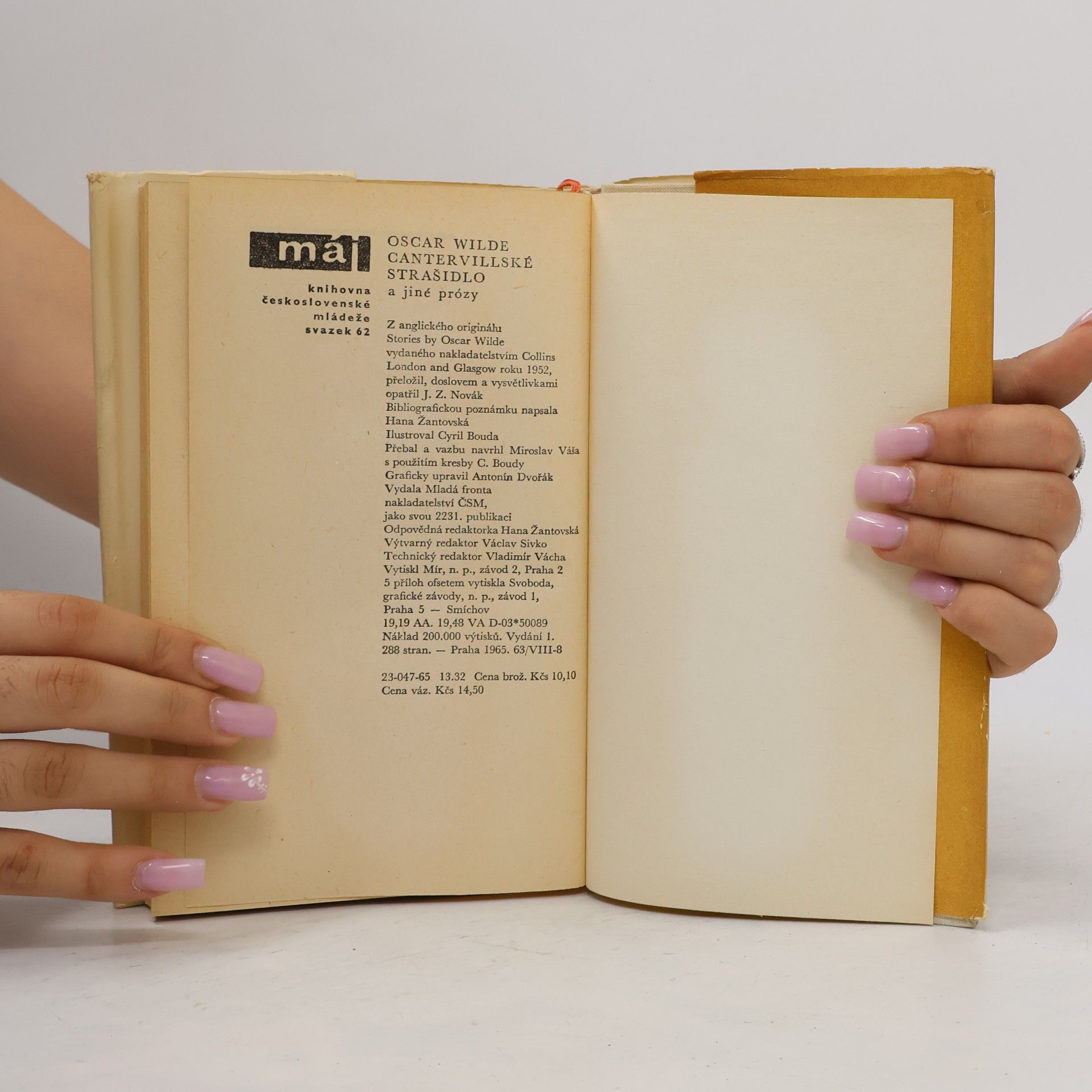 Oscar Wilde Cantervillské strašidlo a jiné prózy