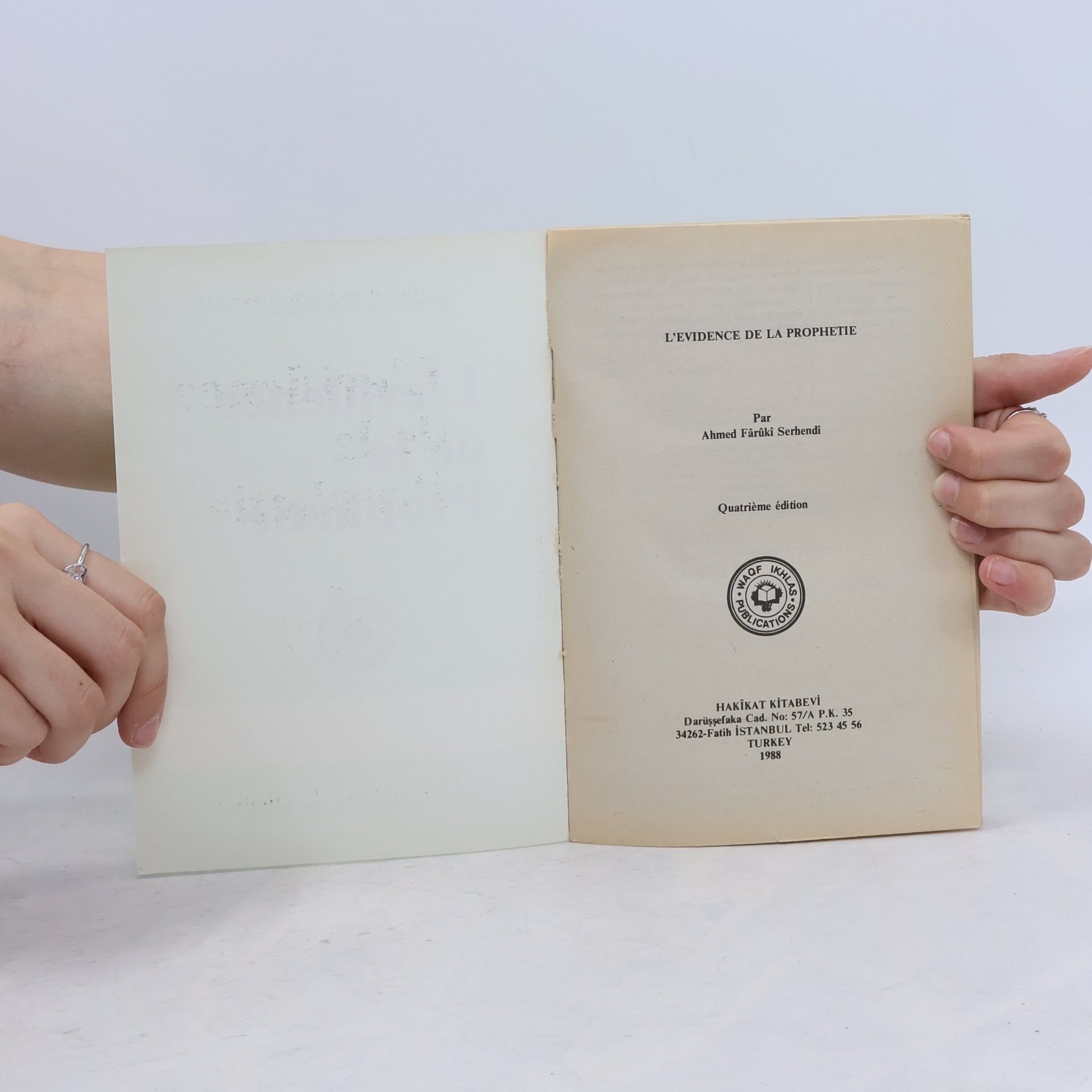 Autorenkollektiv L'évidence de la Prophetie