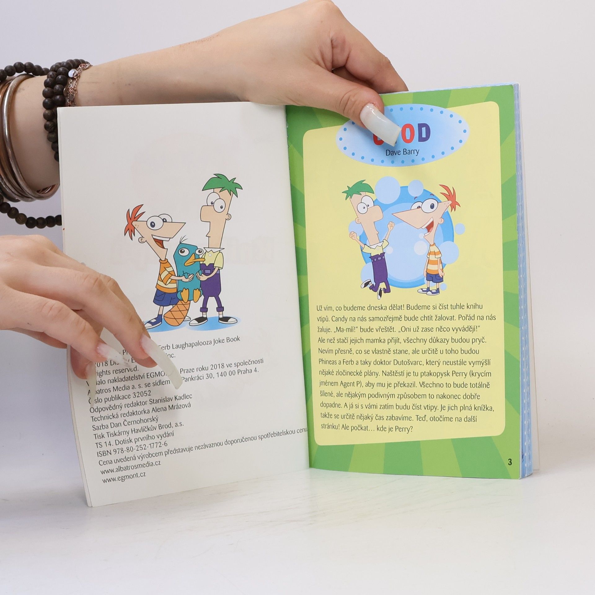 Kitty Richards Phineas a Ferb: Kniha vtipů