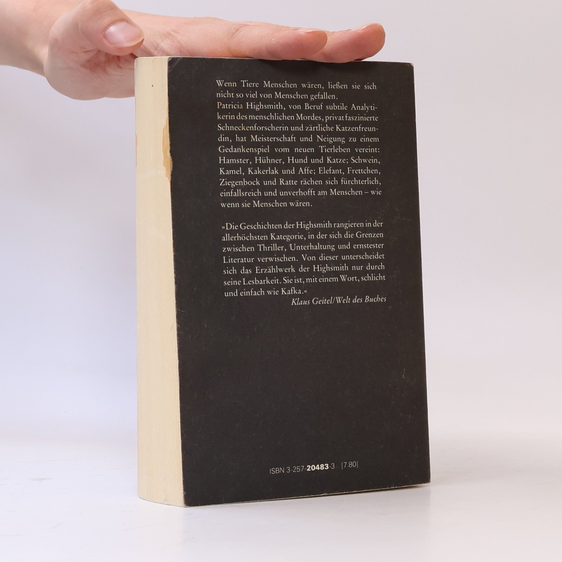 Patricia Highsmith Kleine Mordgeschichten für Tierfreunde