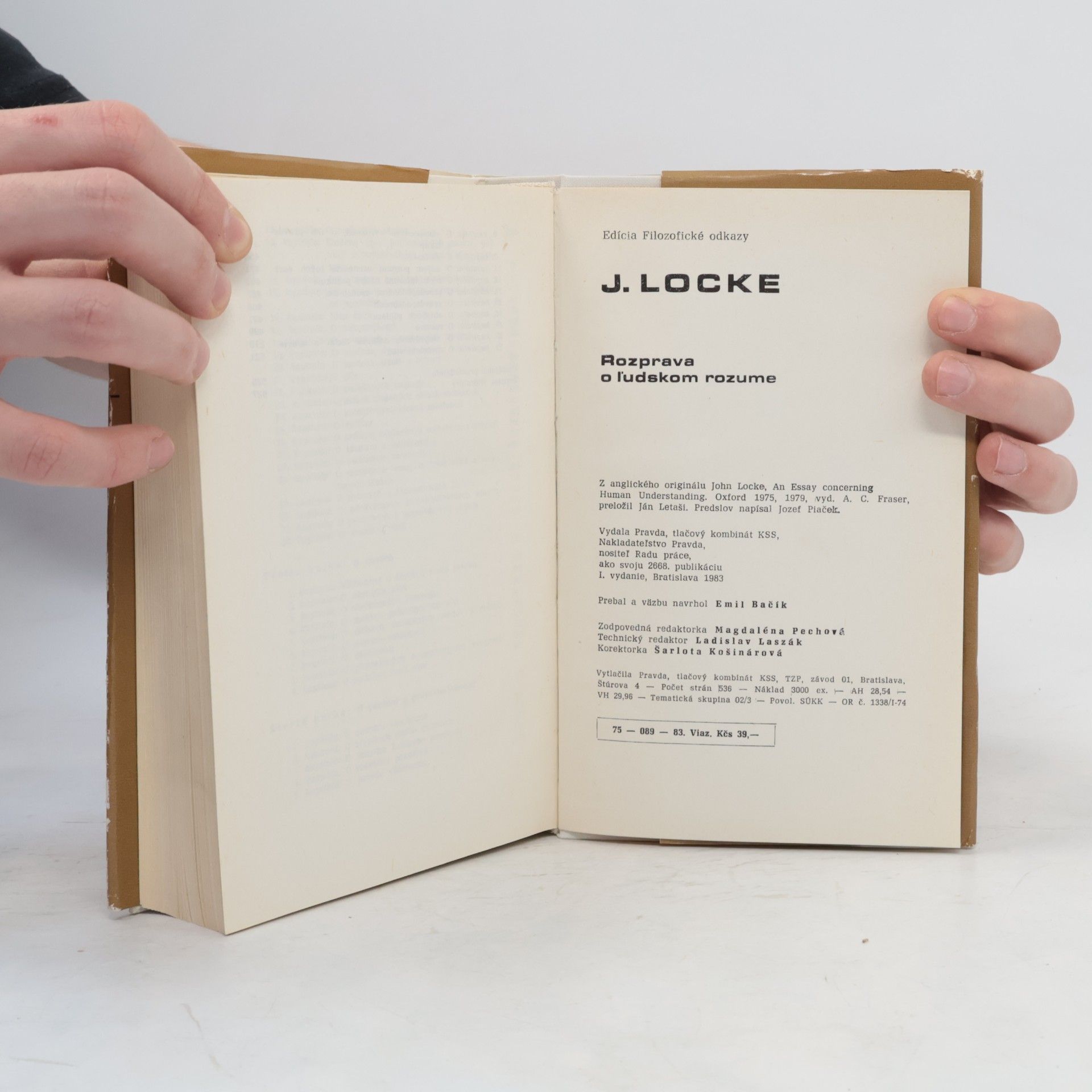 J. Locke Rozprava o ľudskom rozume