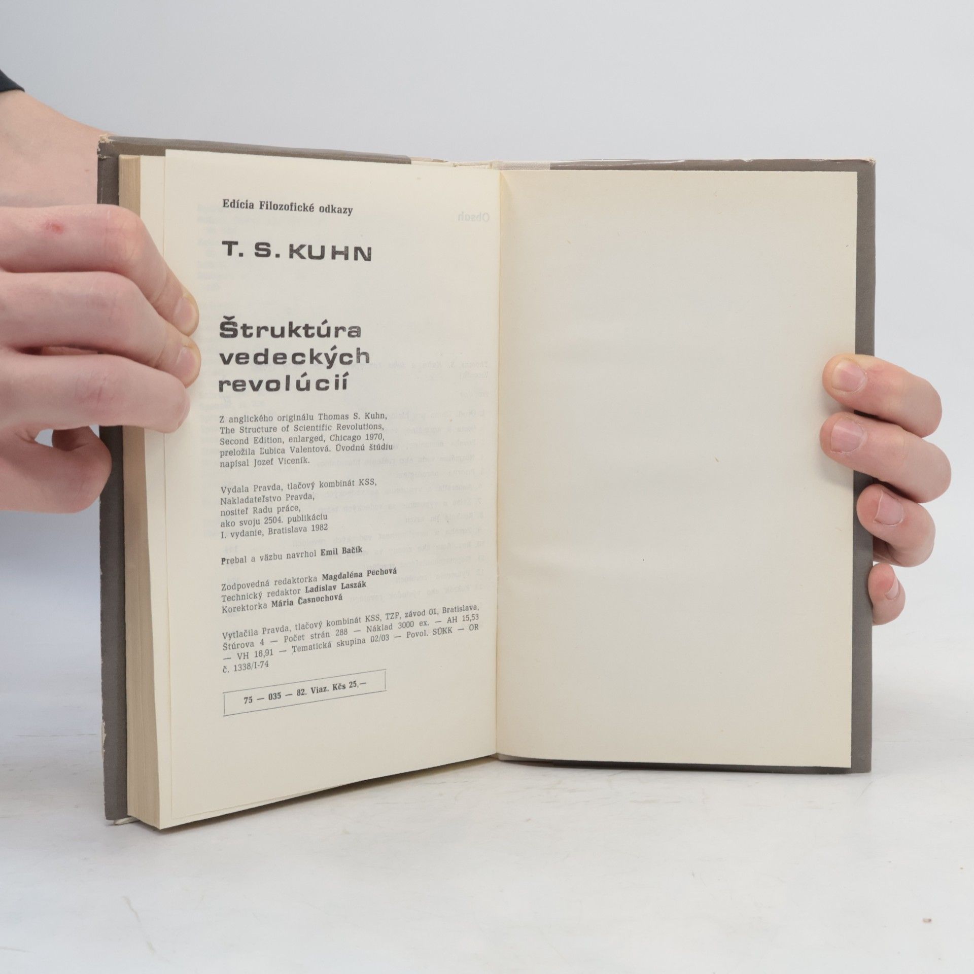 T. S. Kuhn Štruktúra vedeckých revolúcií