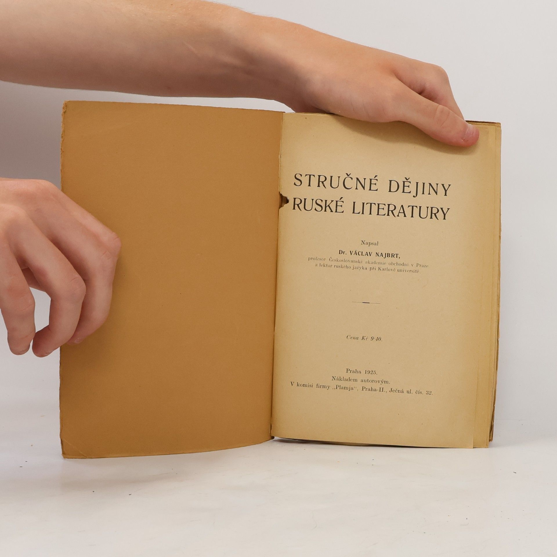 Václav Najbrt Stručné dějiny ruské literatury