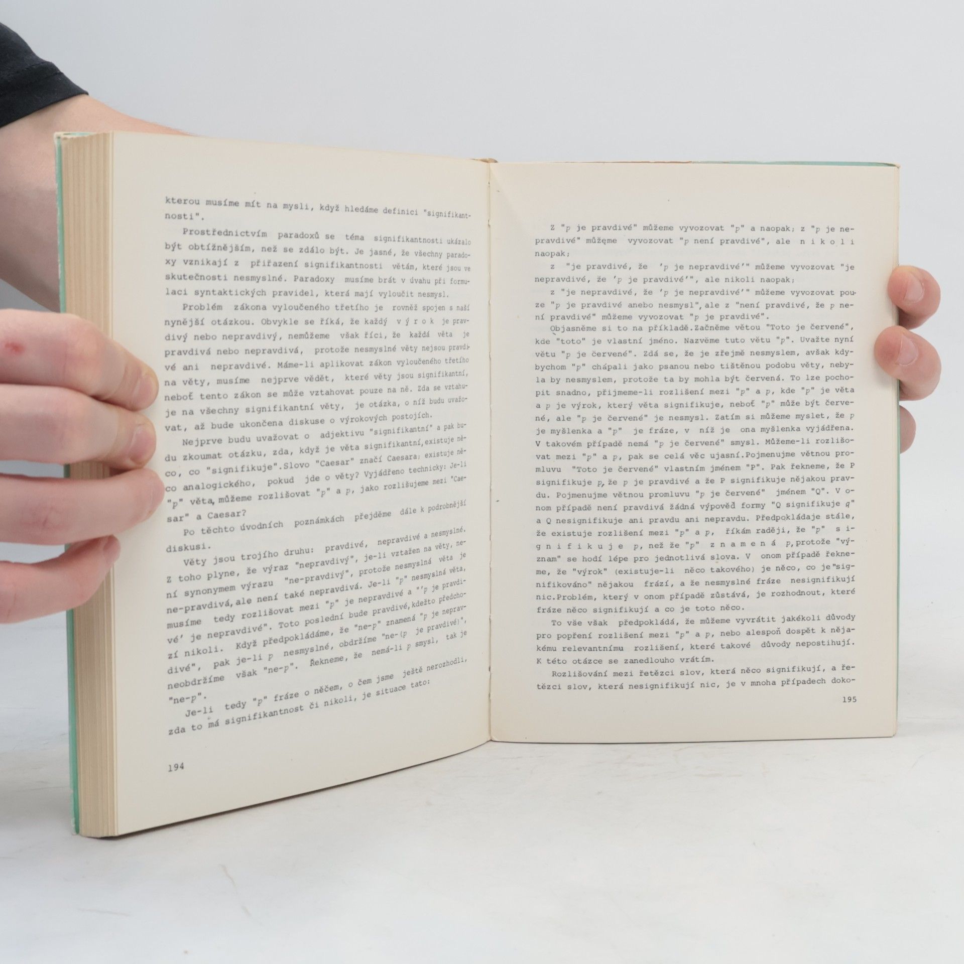 Bertrand Russell Zkoumání o smyslu a pravdivosti