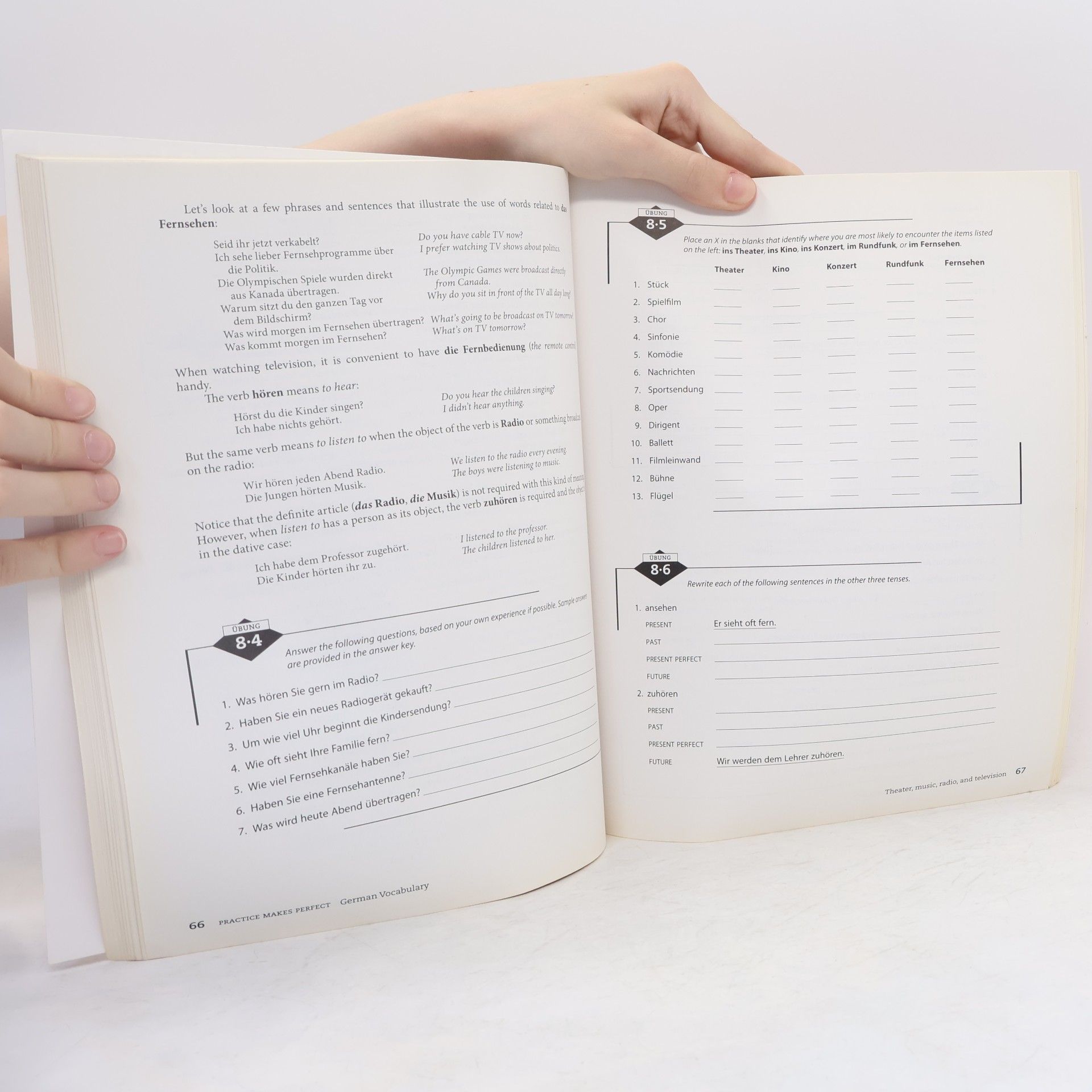 Edward Swick German vocabulary