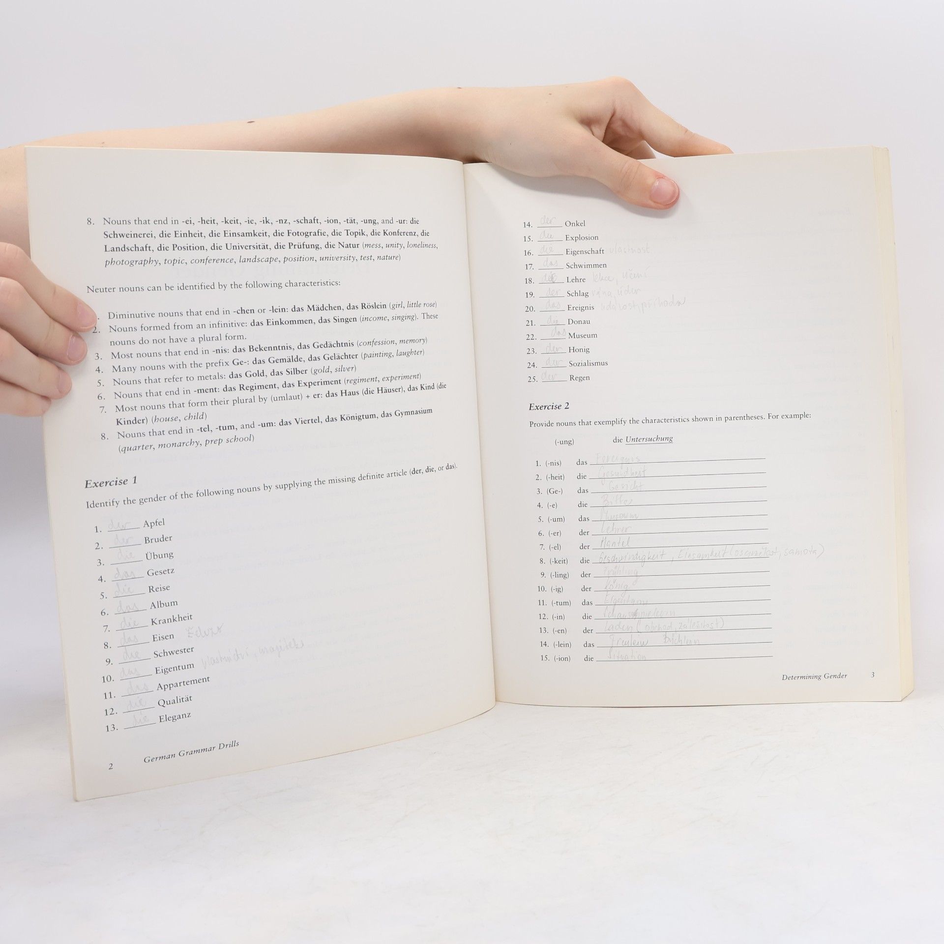 Ed Swick German grammar drills