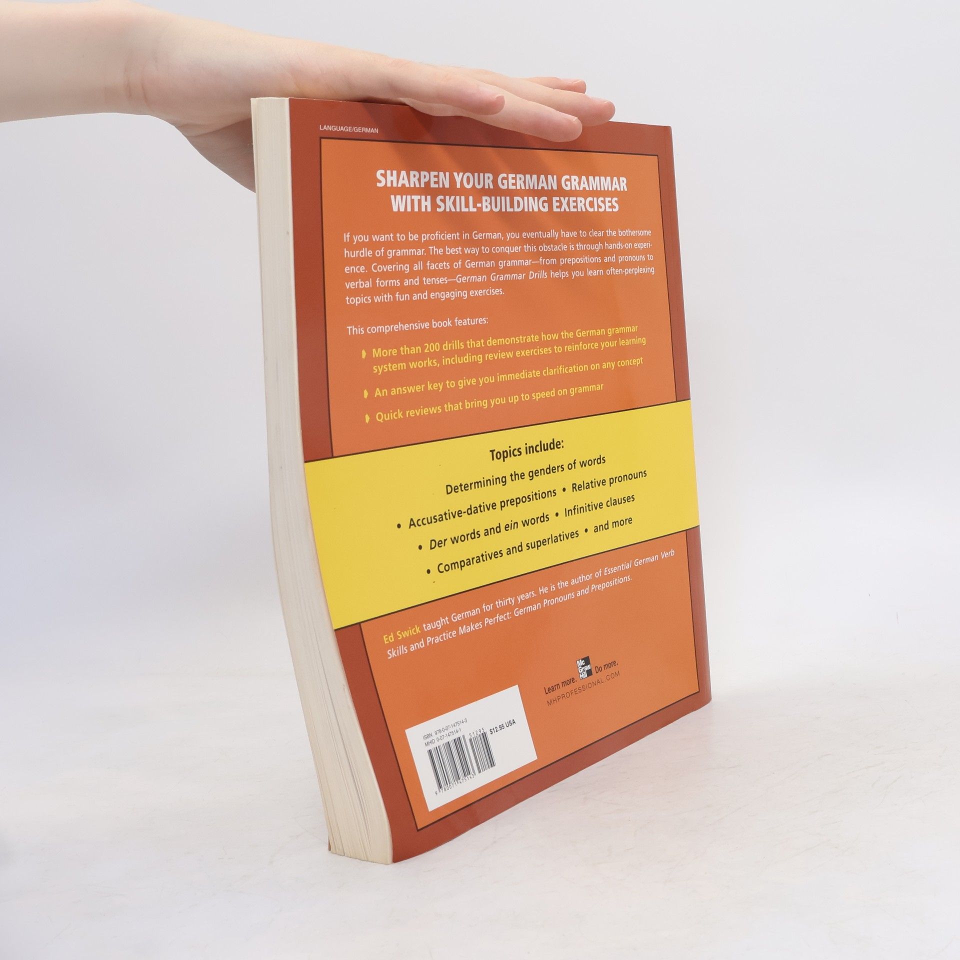 Ed Swick German grammar drills