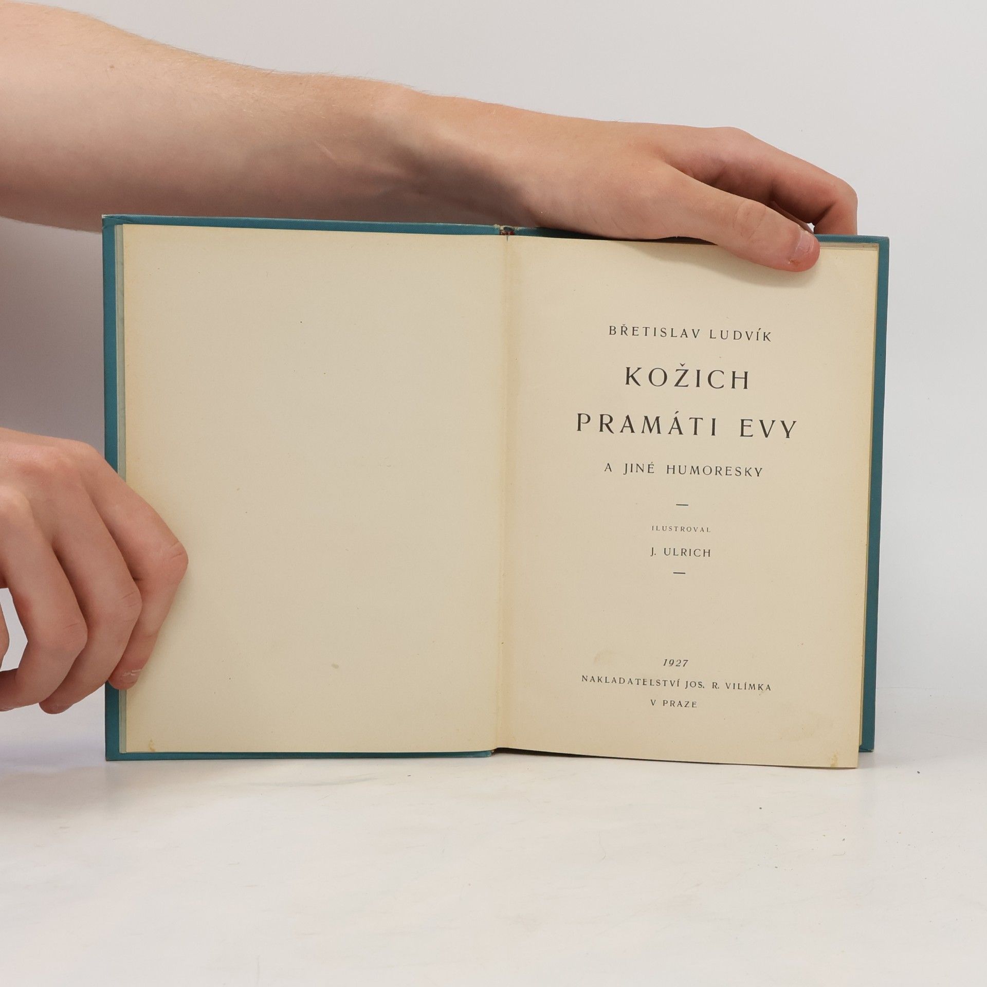 Břetislav Ludvík Kožich pramáti Evy a jiné humoresky