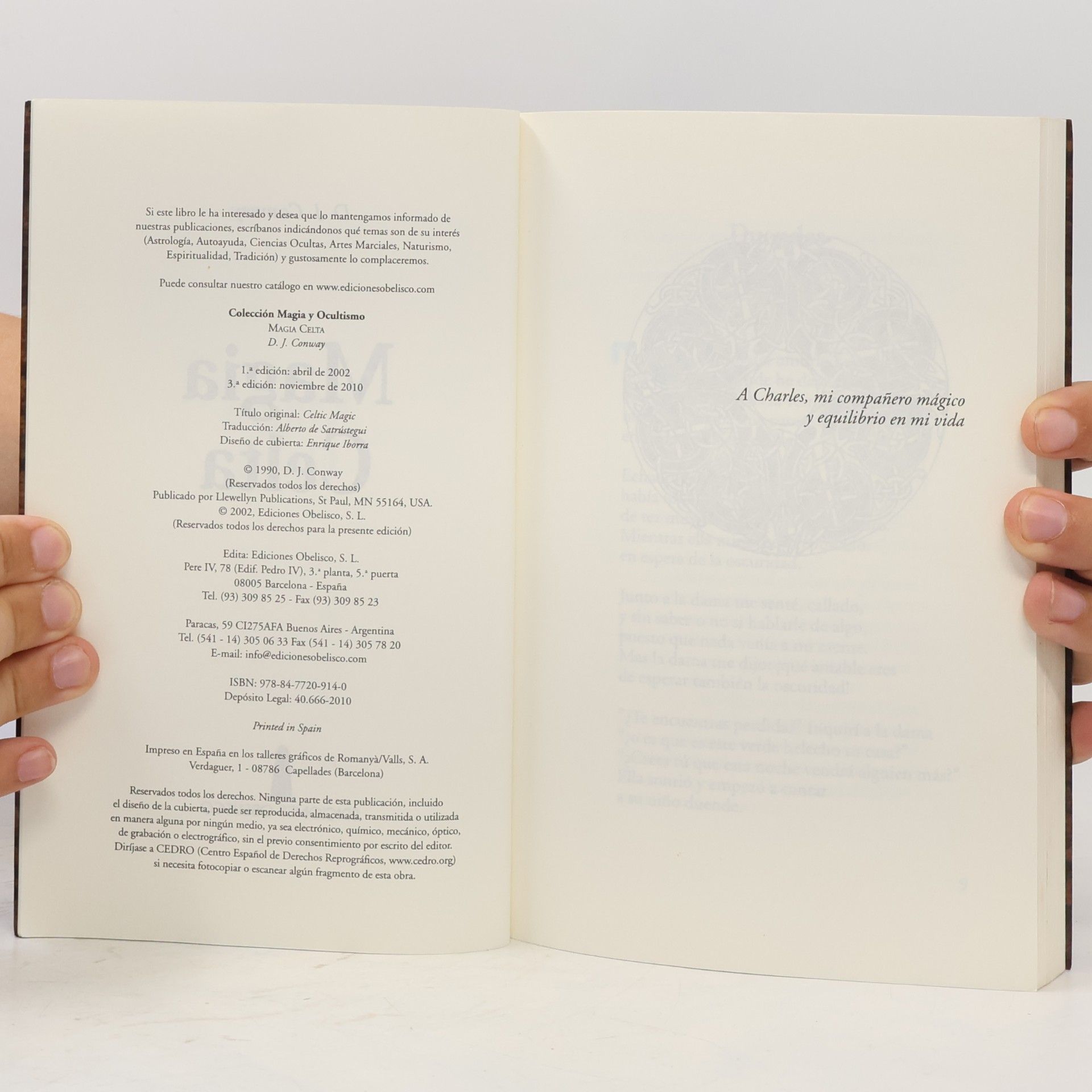 Deanna J. Conway Magia celta : un manual práctico - 3.ª edición