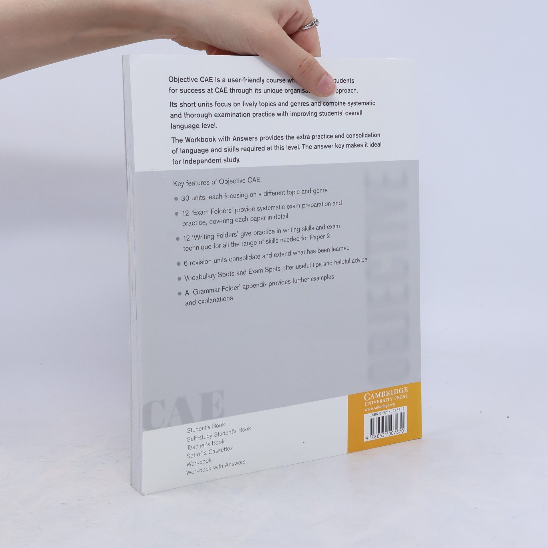 Felicity O\'Dell Objective CAE : workbook with answers