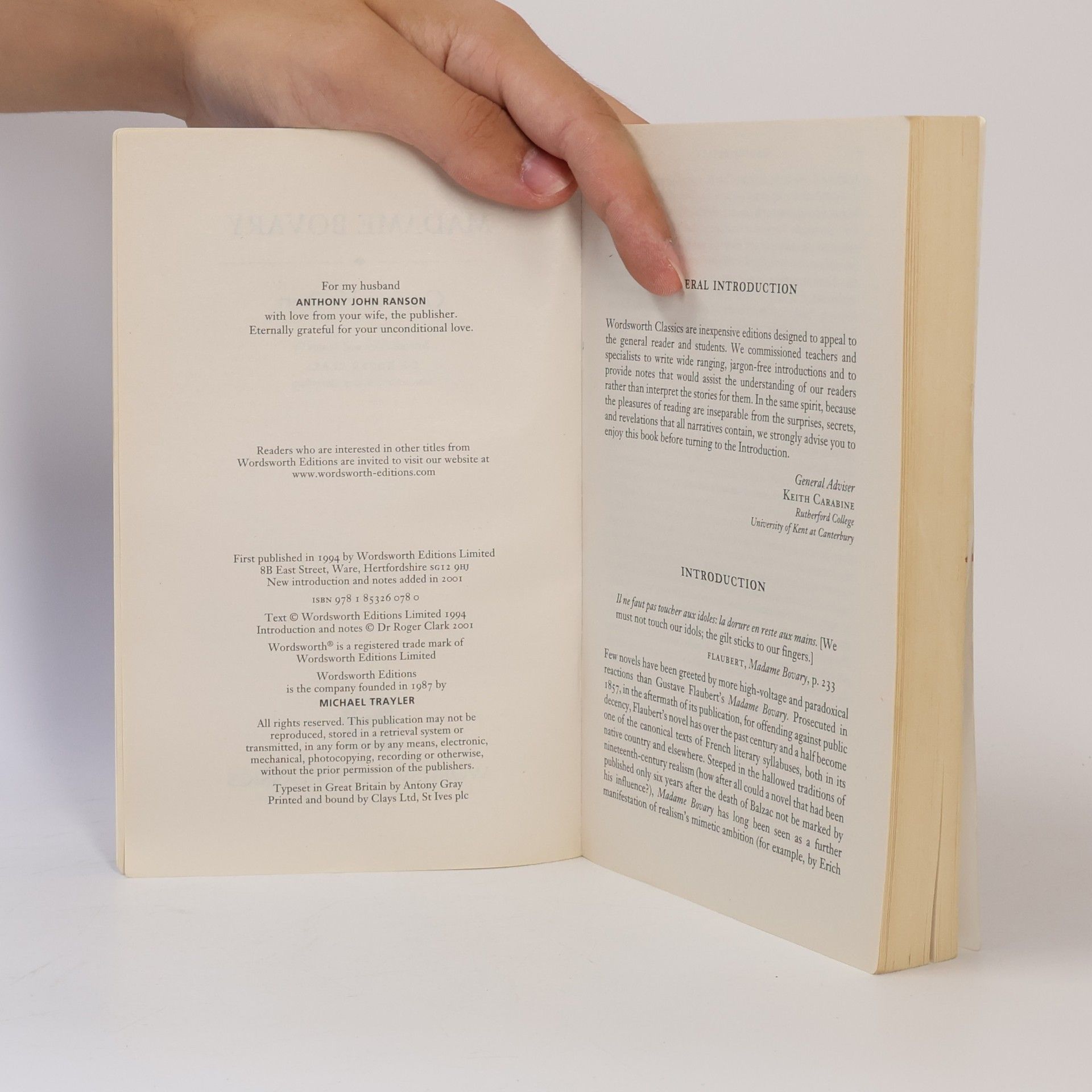 Gustave Flaubert Madame Bovary