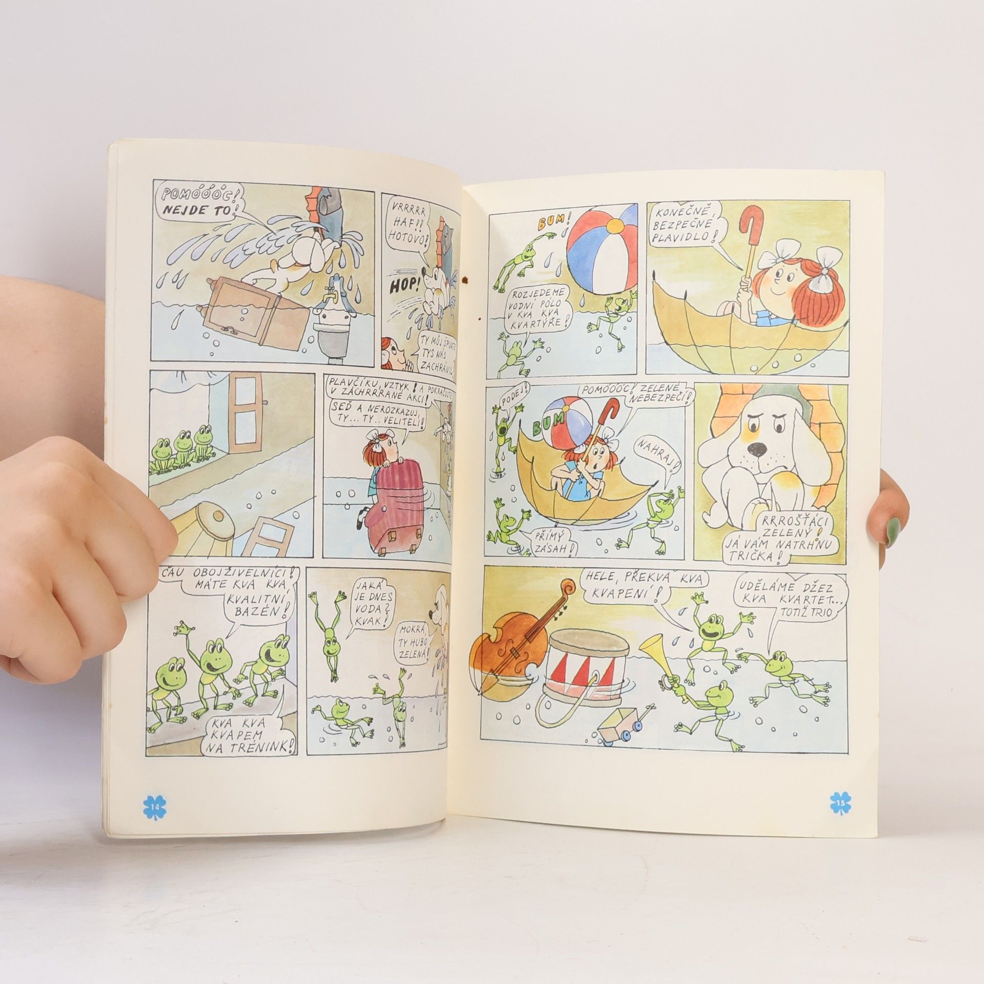 Jaroslav Němeček Čtyřlístek 124. Záhadný bolid