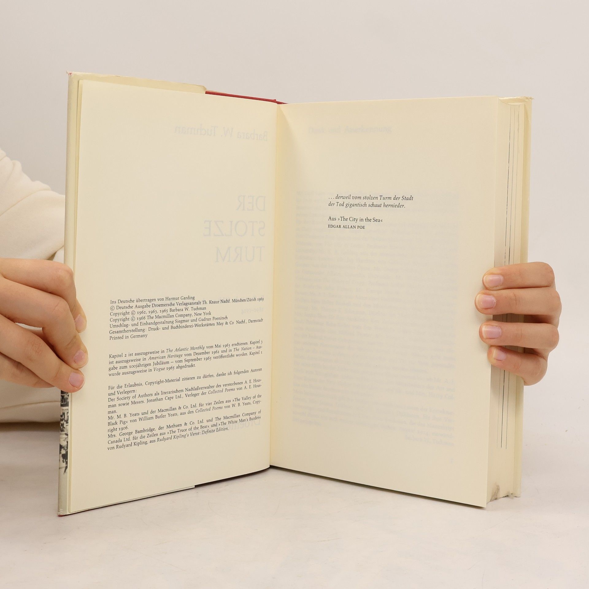Barbara Wertheim Tuchman Der stolze Turm