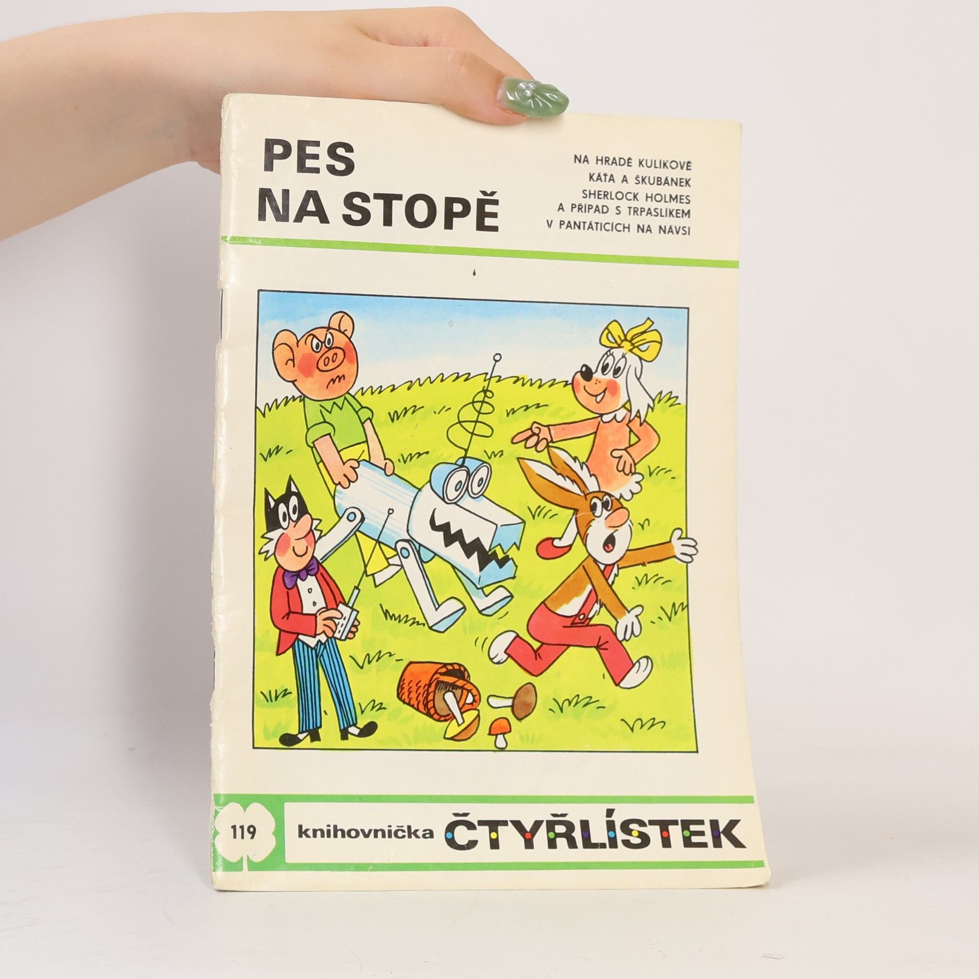 Ljuba Štíplová Čtyřlístek 119. Pes na stopě