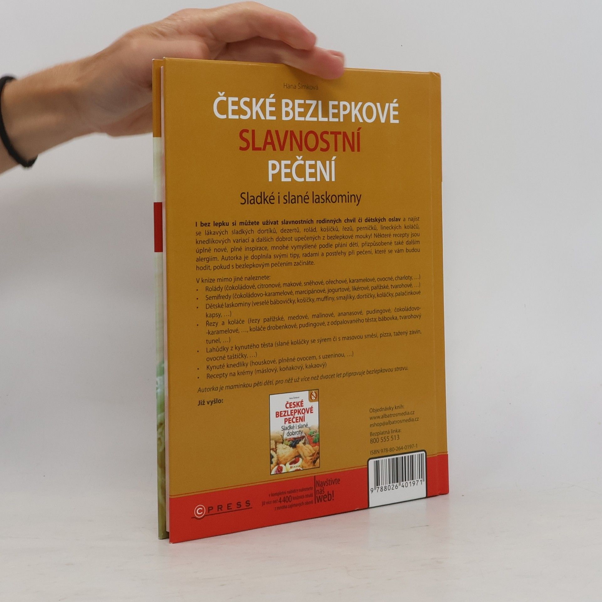 Hana Šimková České bezlepkové slavnostní pečení