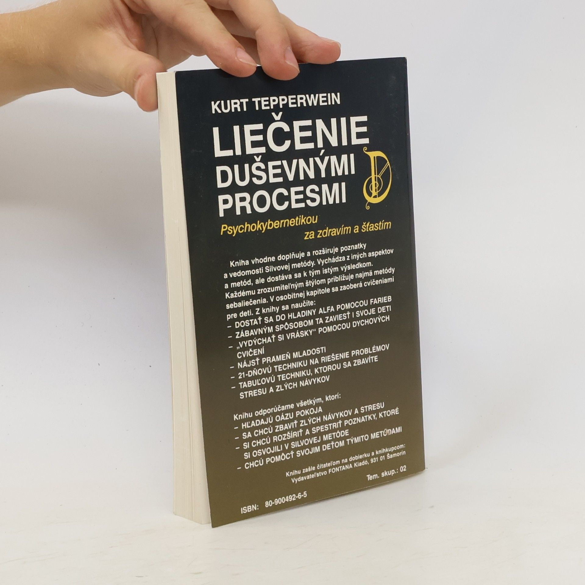 Kurt Tepperwein Liečenie duševnými procesmi