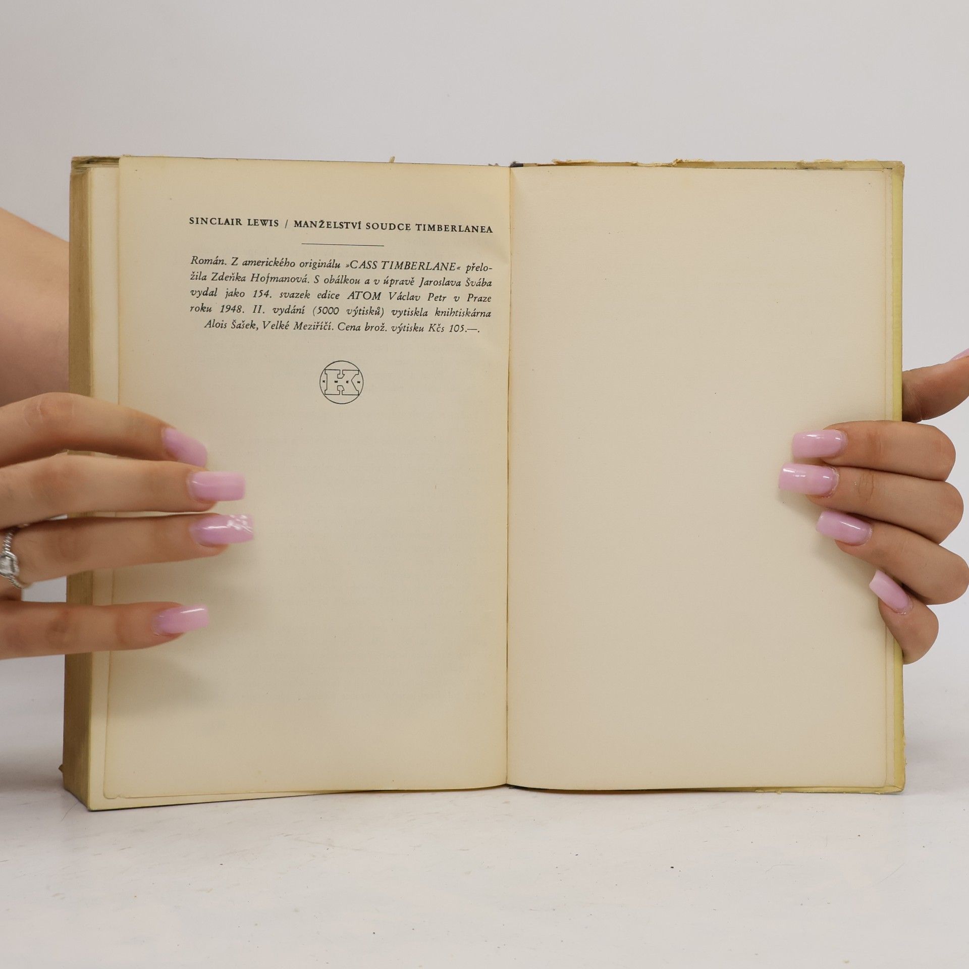 Sinclair Lewis Manželství soudce Timberlanea