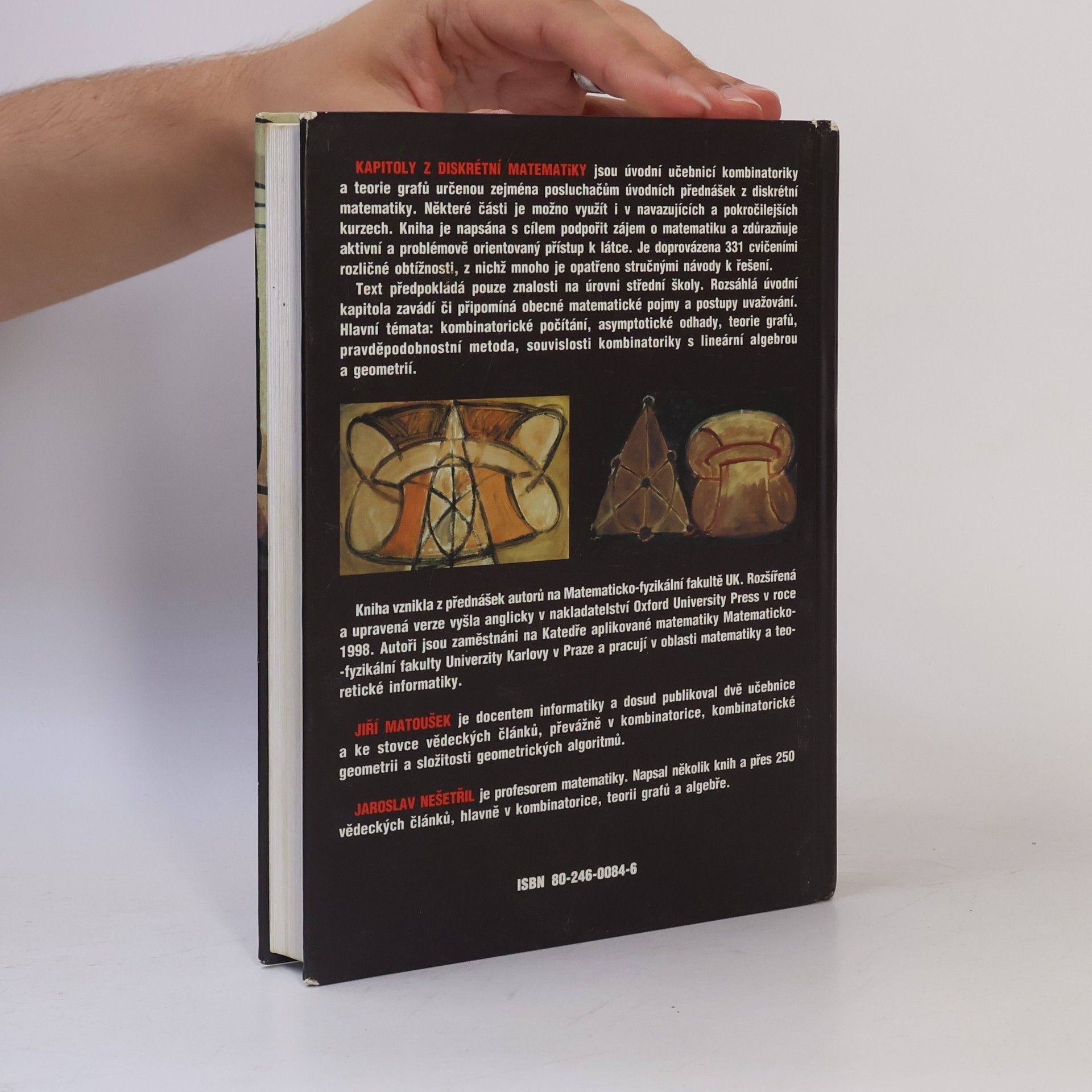 Jiří Matoušek Kapitoly z diskrétní matematiky