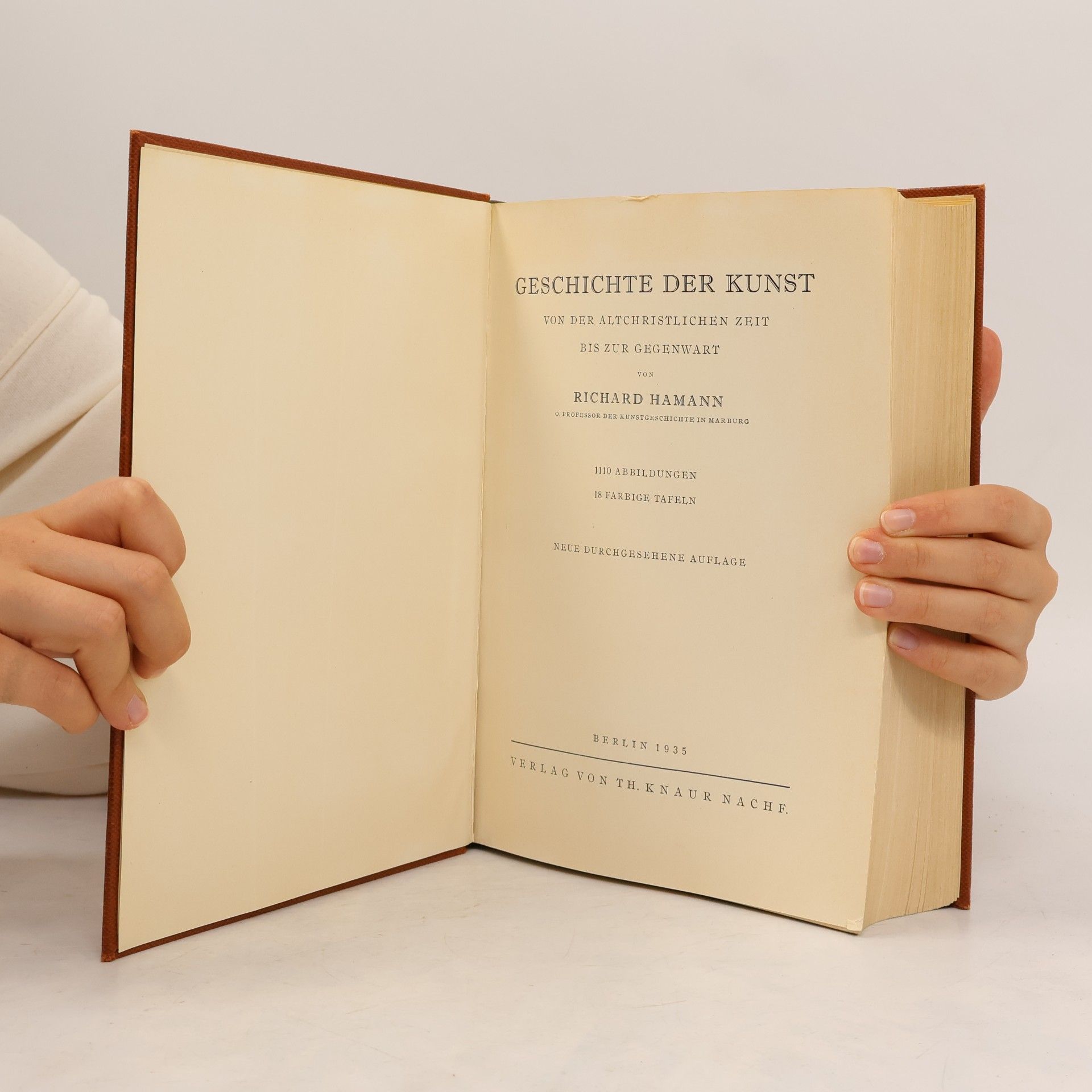 Richard Hamann Geschichte der Kunst