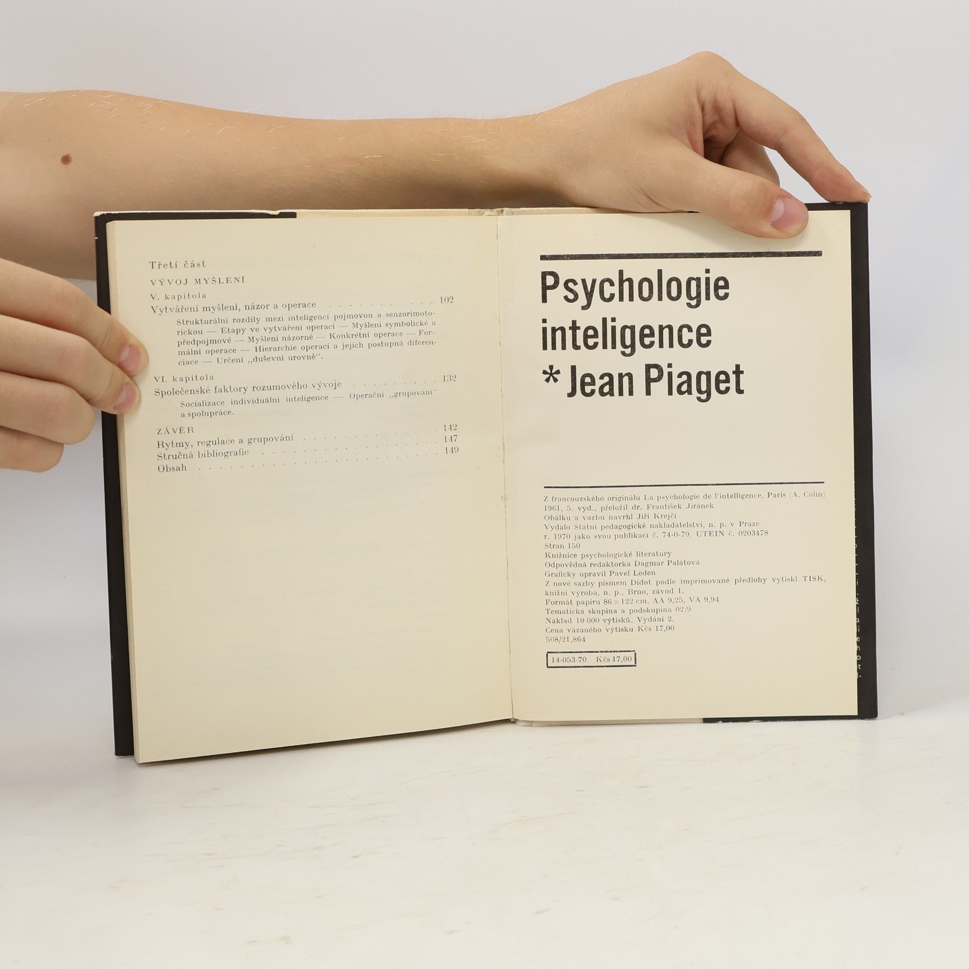 Jean Piaget Psychologie inteligence
