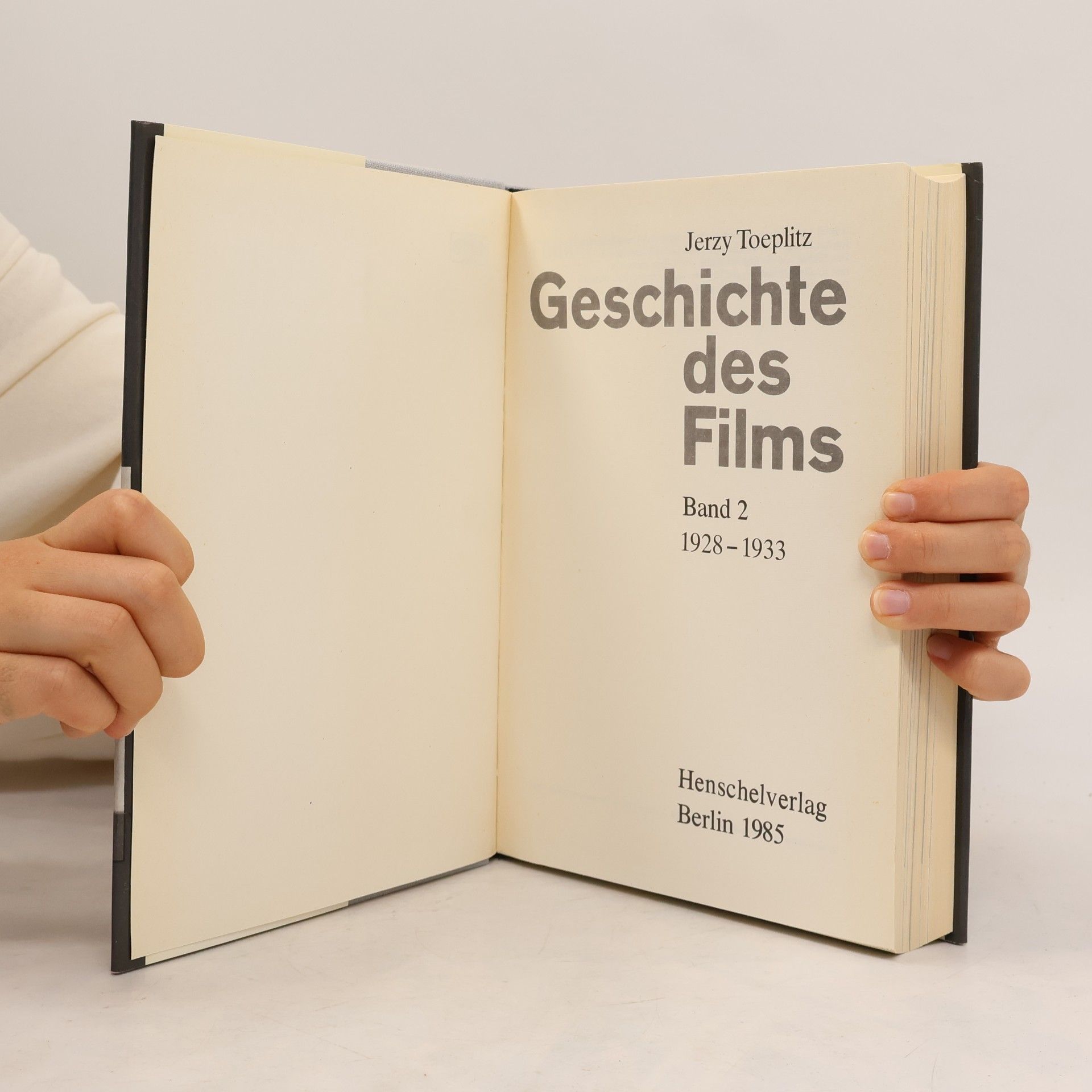 Jerzy Toeplitz Geschichte des Films 2. 1928-1933