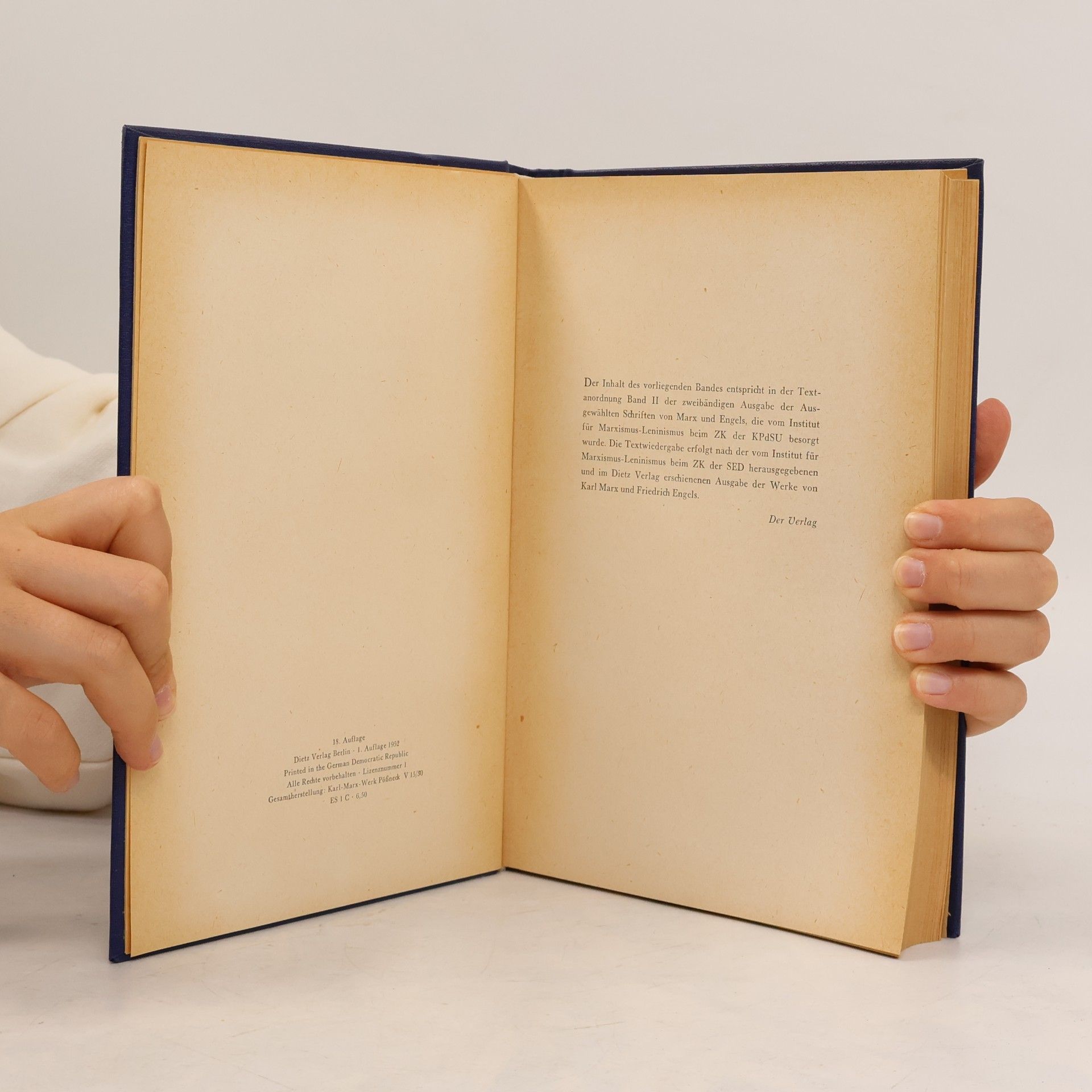 Friedrich Engels Ausgewählte Schriften in zwei Bänden. Band II