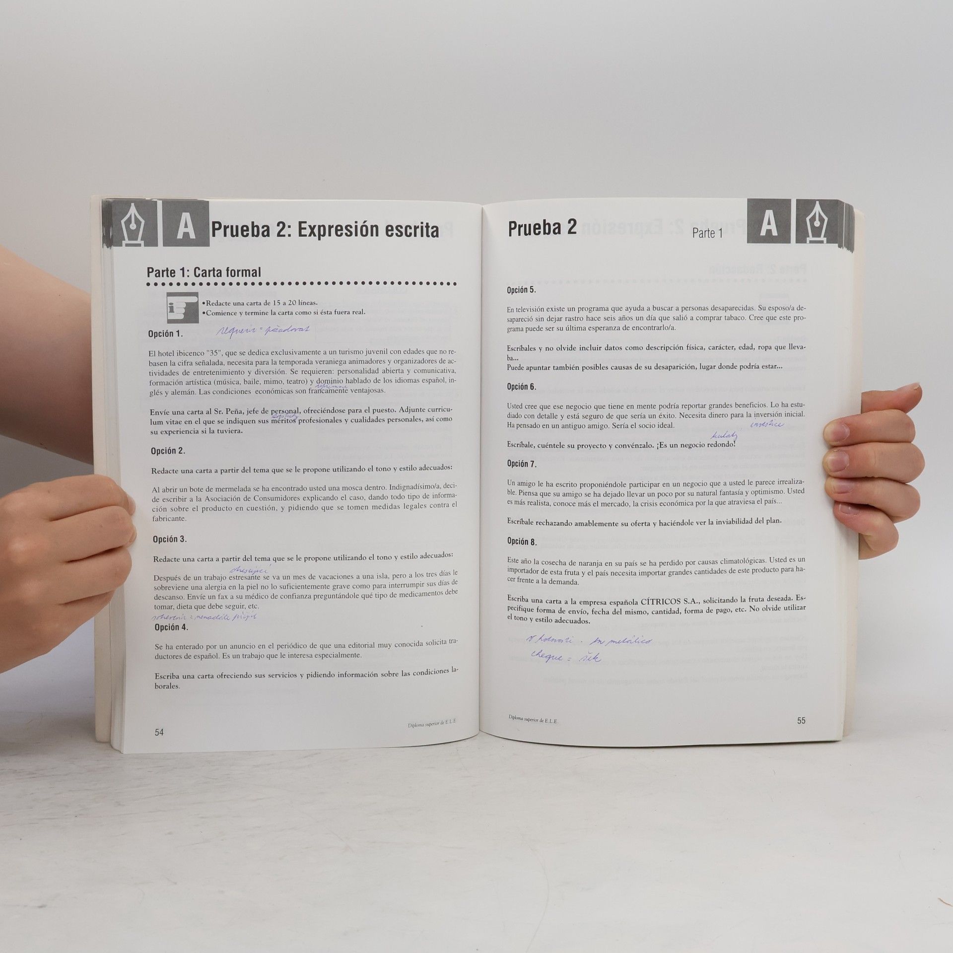 Dolores Gálvez Diploma superior. Preparación para el diploma superior de Espaňol lengua extranjera