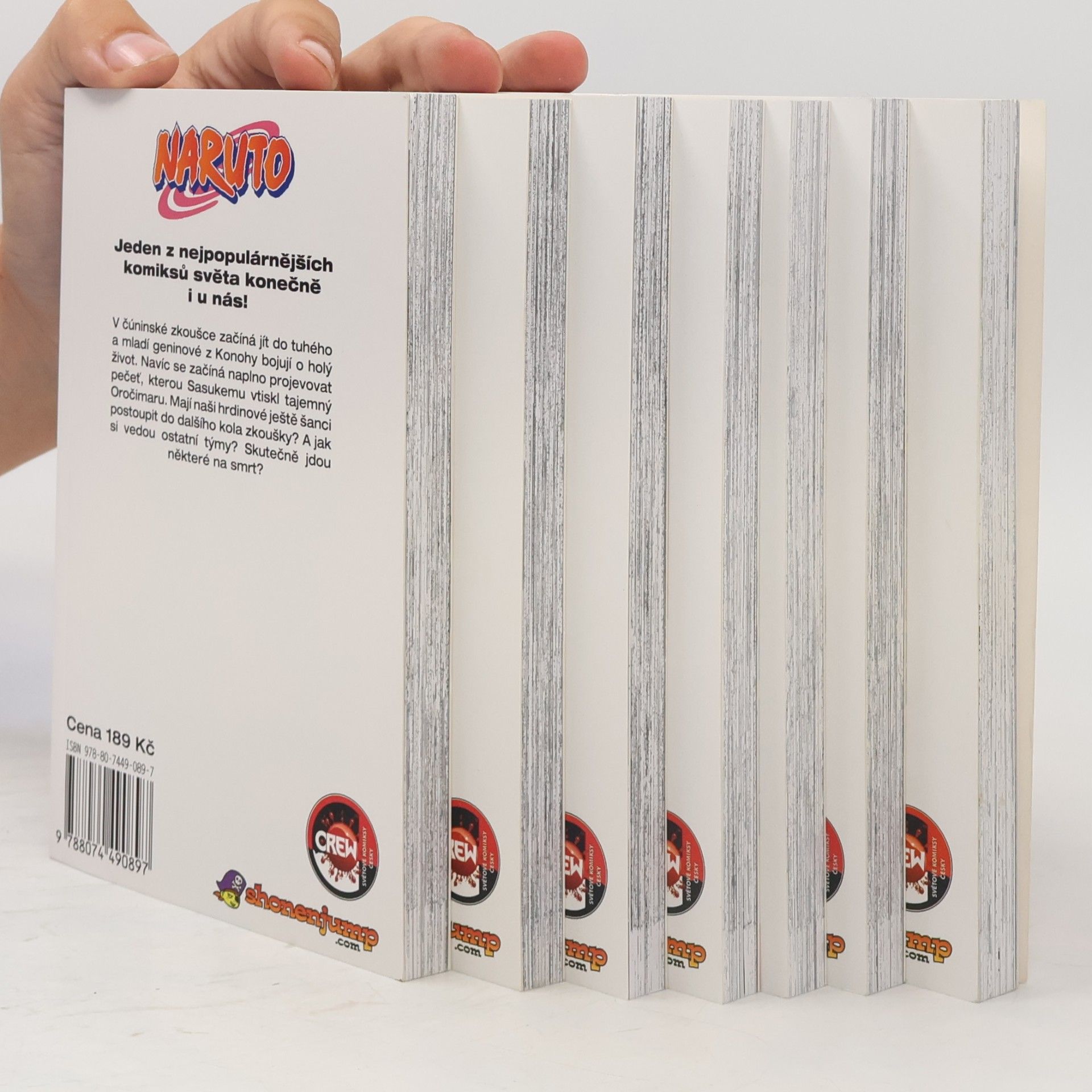 Masashi Kishimoto Naruto knihy 1- 7