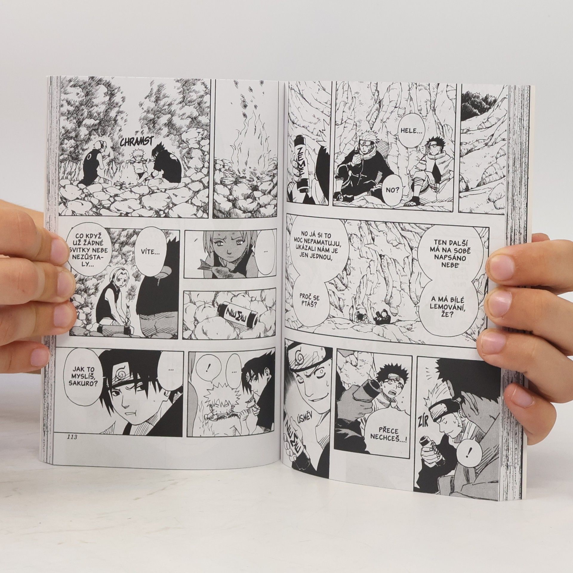 Masashi Kishimoto Naruto knihy 1- 7